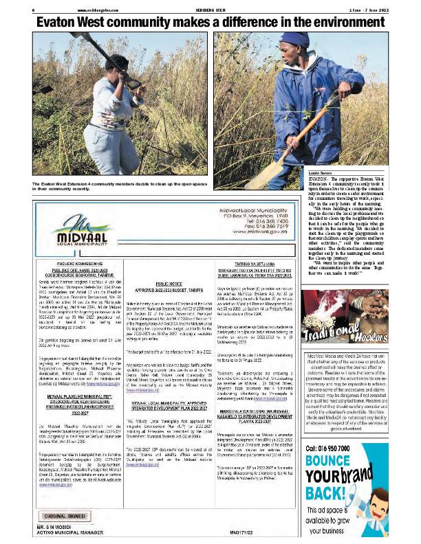 SEDIBENG STER 1 June – 7 June 2022 page 6