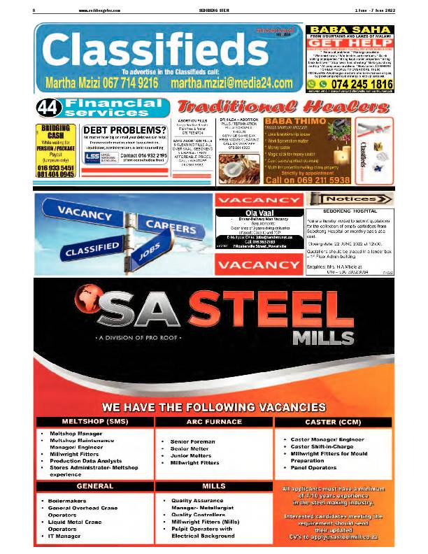 SEDIBENG STER 1 June – 7 June 2022 page 8