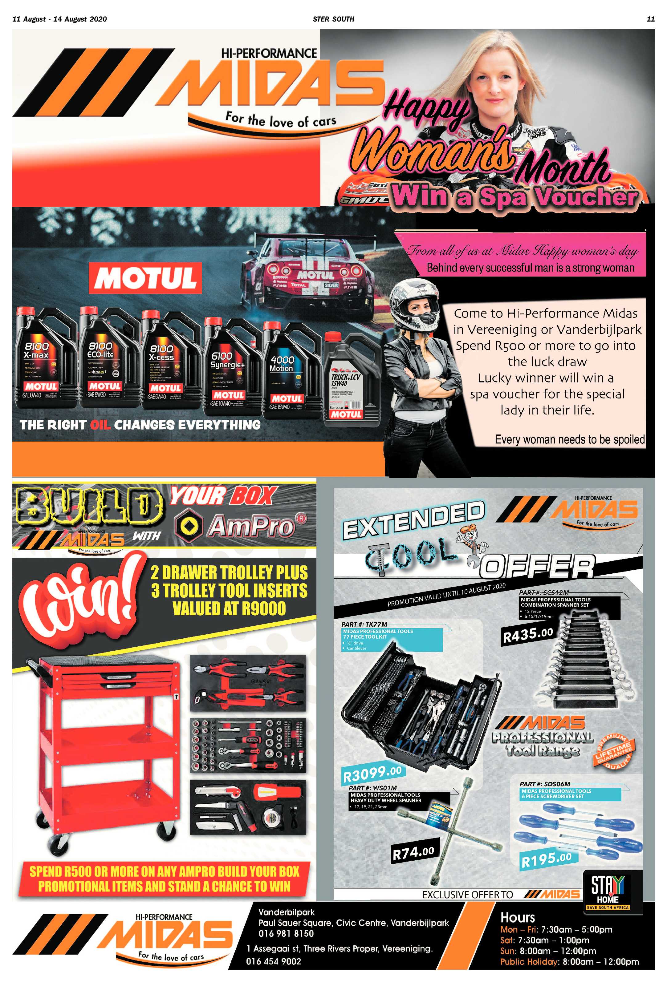 STER SOUTH 11 AUGUST – 14 AUGUST 2020 page 11