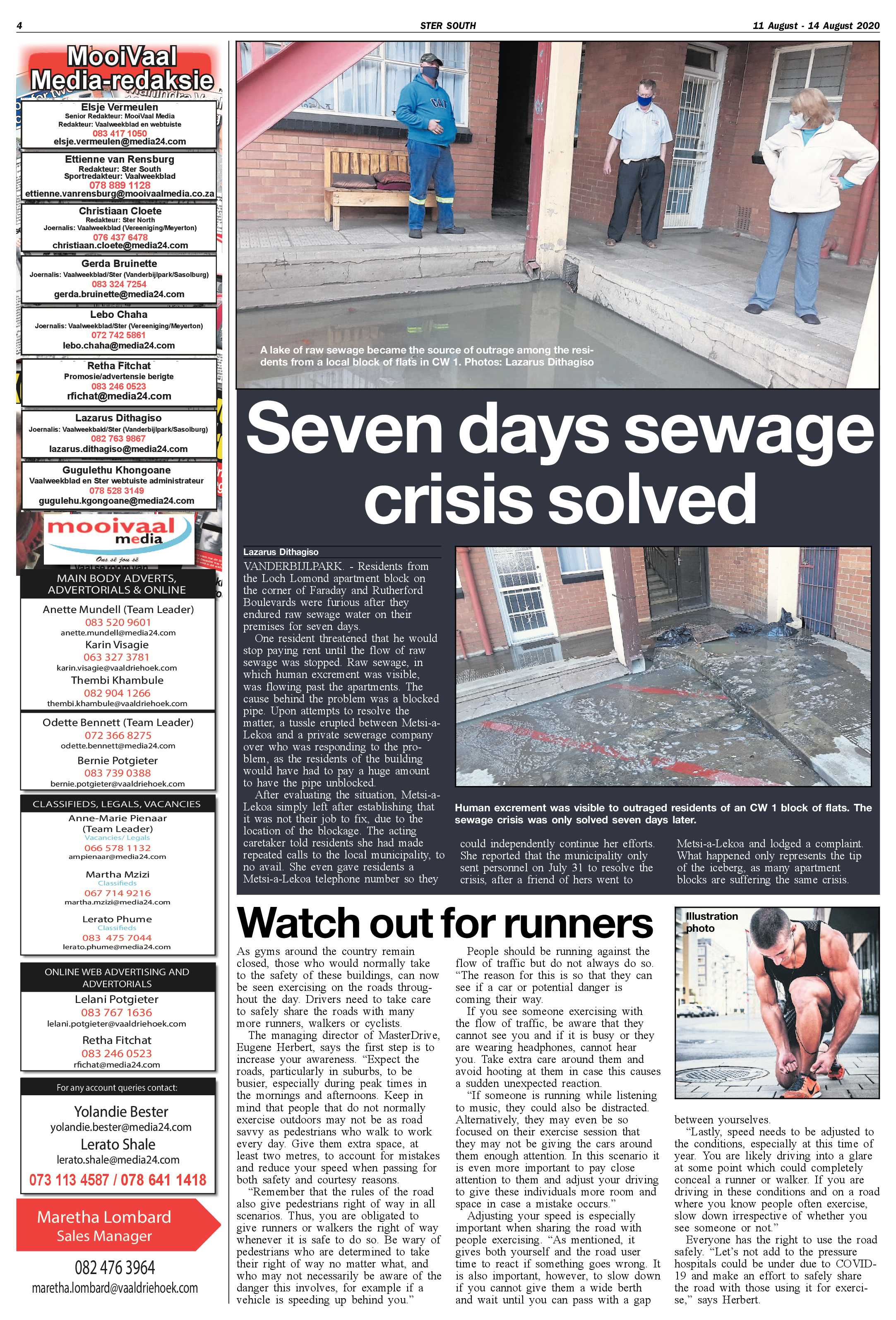 STER SOUTH 11 AUGUST – 14 AUGUST 2020 page 4
