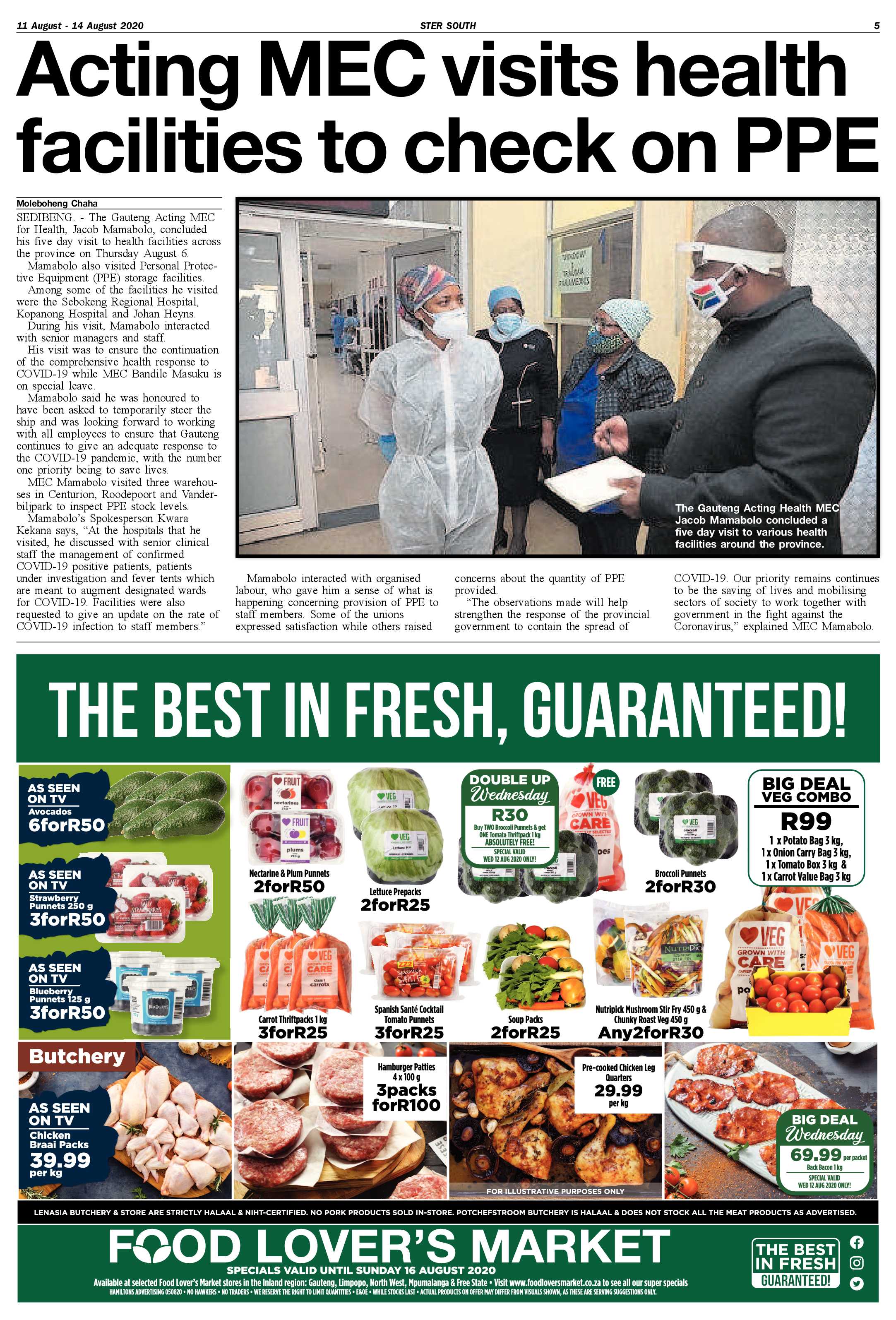 STER SOUTH 11 AUGUST – 14 AUGUST 2020 page 5