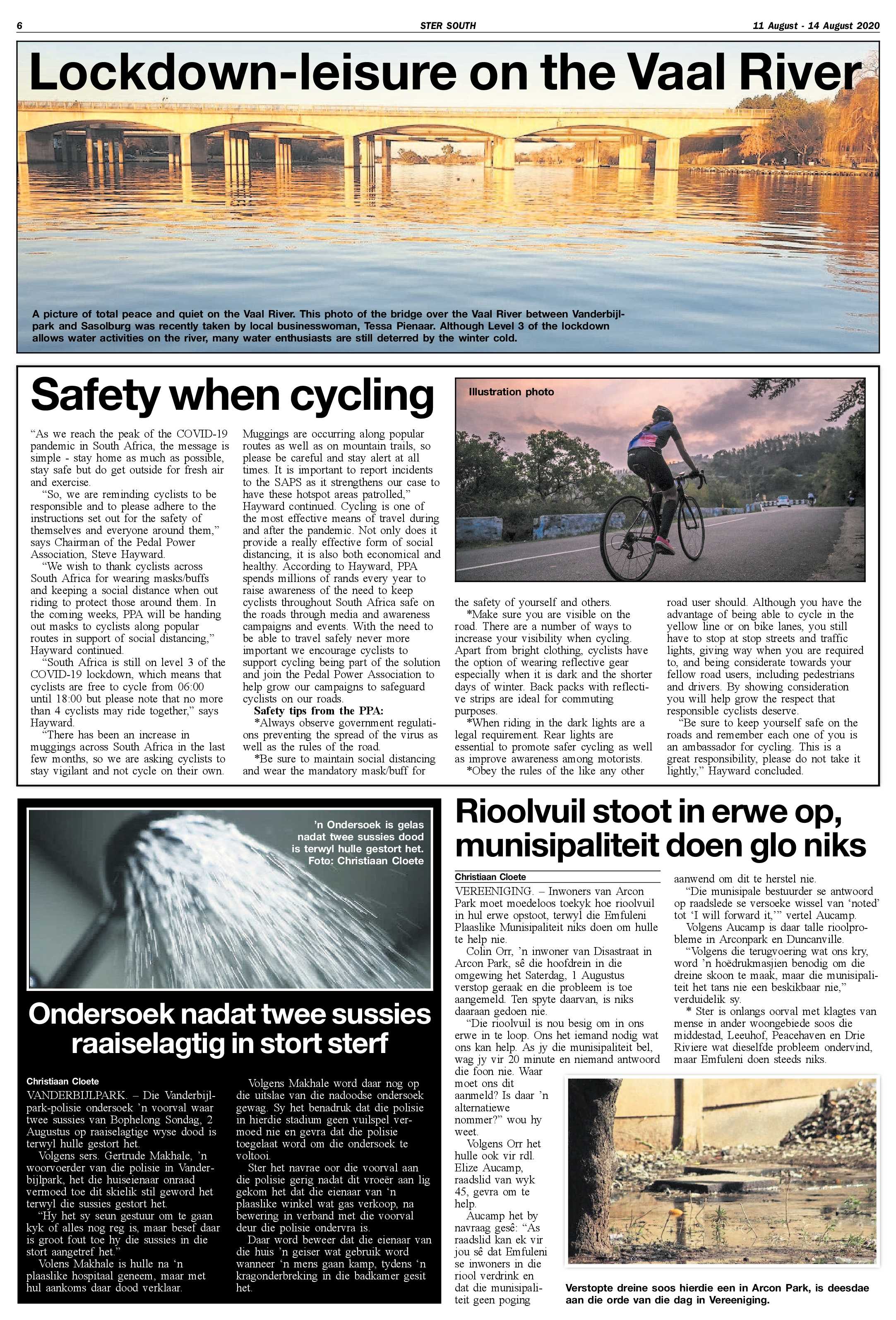 STER SOUTH 11 AUGUST – 14 AUGUST 2020 page 6