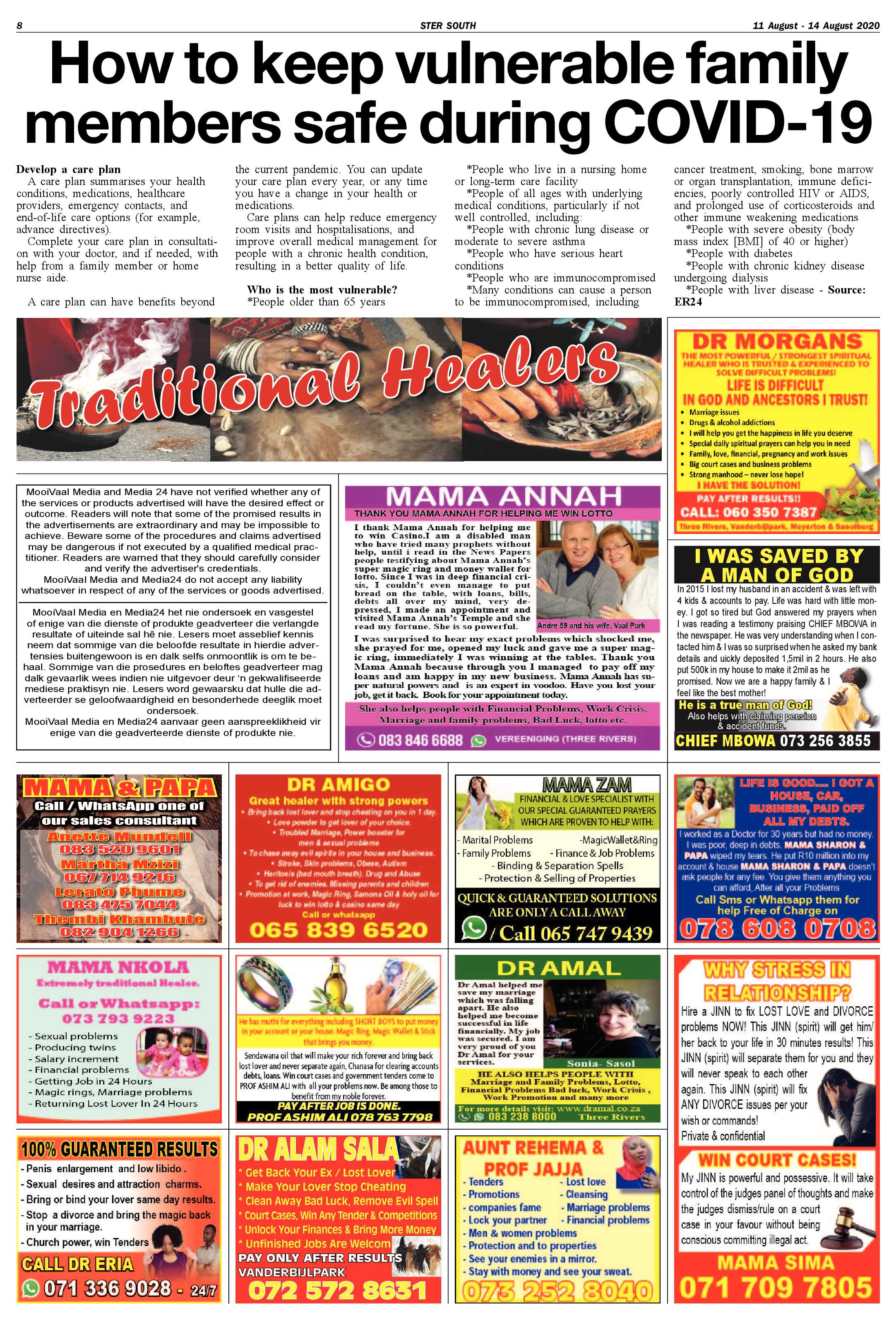 STER SOUTH 11 AUGUST – 14 AUGUST 2020 page 8