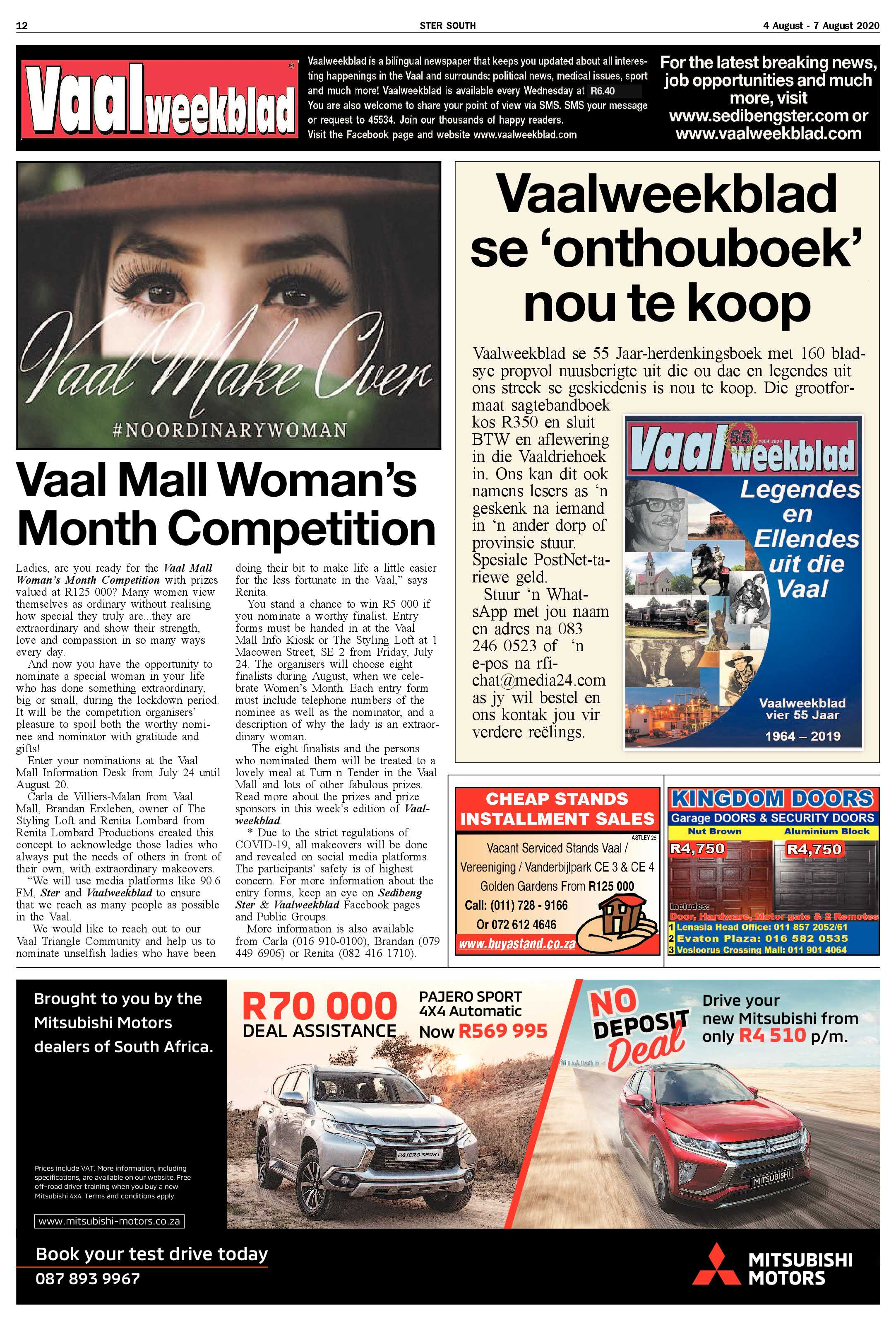 STER SOUTH 4 AUGUST – 7 AUGUST 2020 page 12