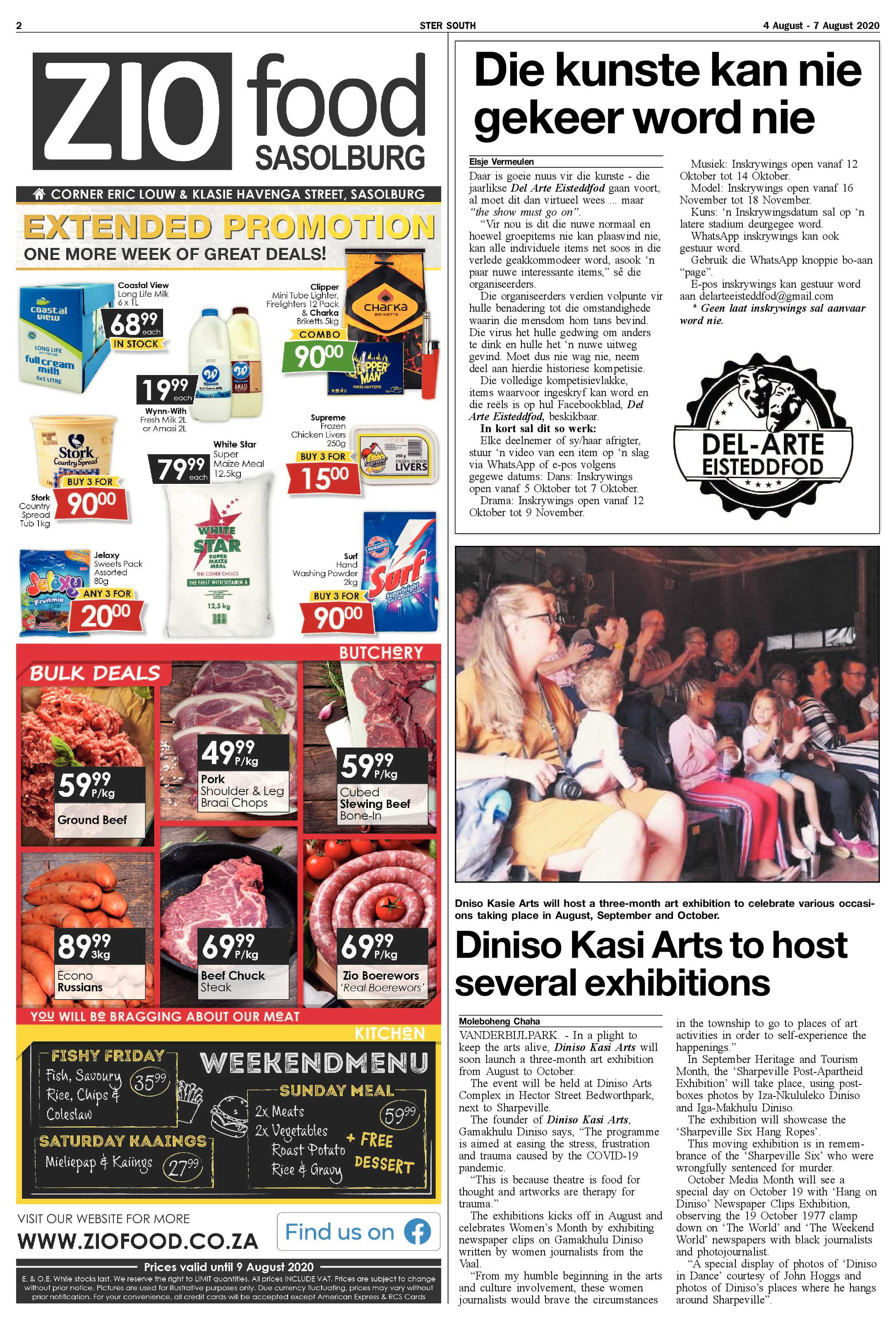 STER SOUTH 4 AUGUST – 7 AUGUST 2020 page 2
