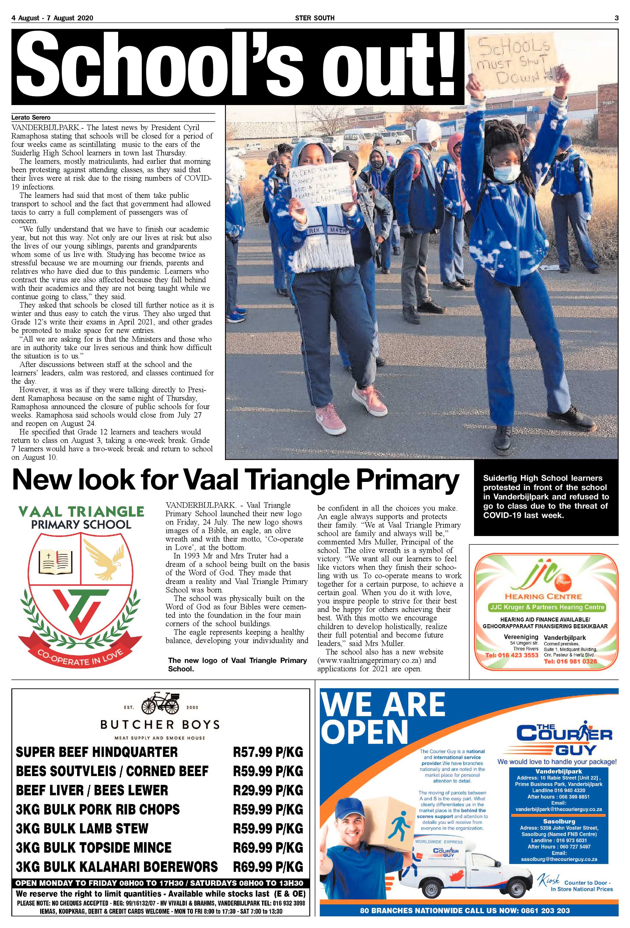 STER SOUTH 4 AUGUST – 7 AUGUST 2020 page 3