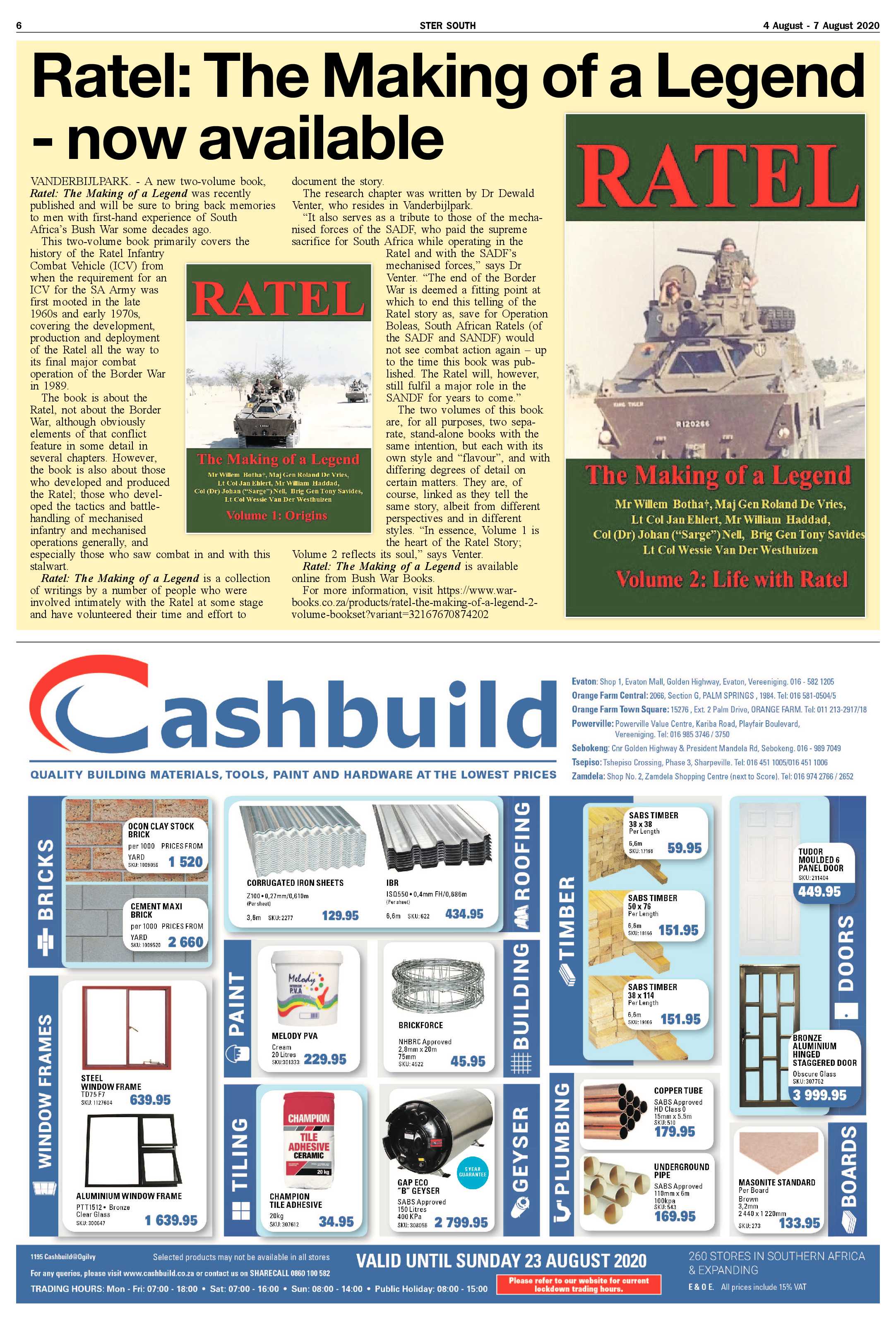 STER SOUTH 4 AUGUST – 7 AUGUST 2020 page 6