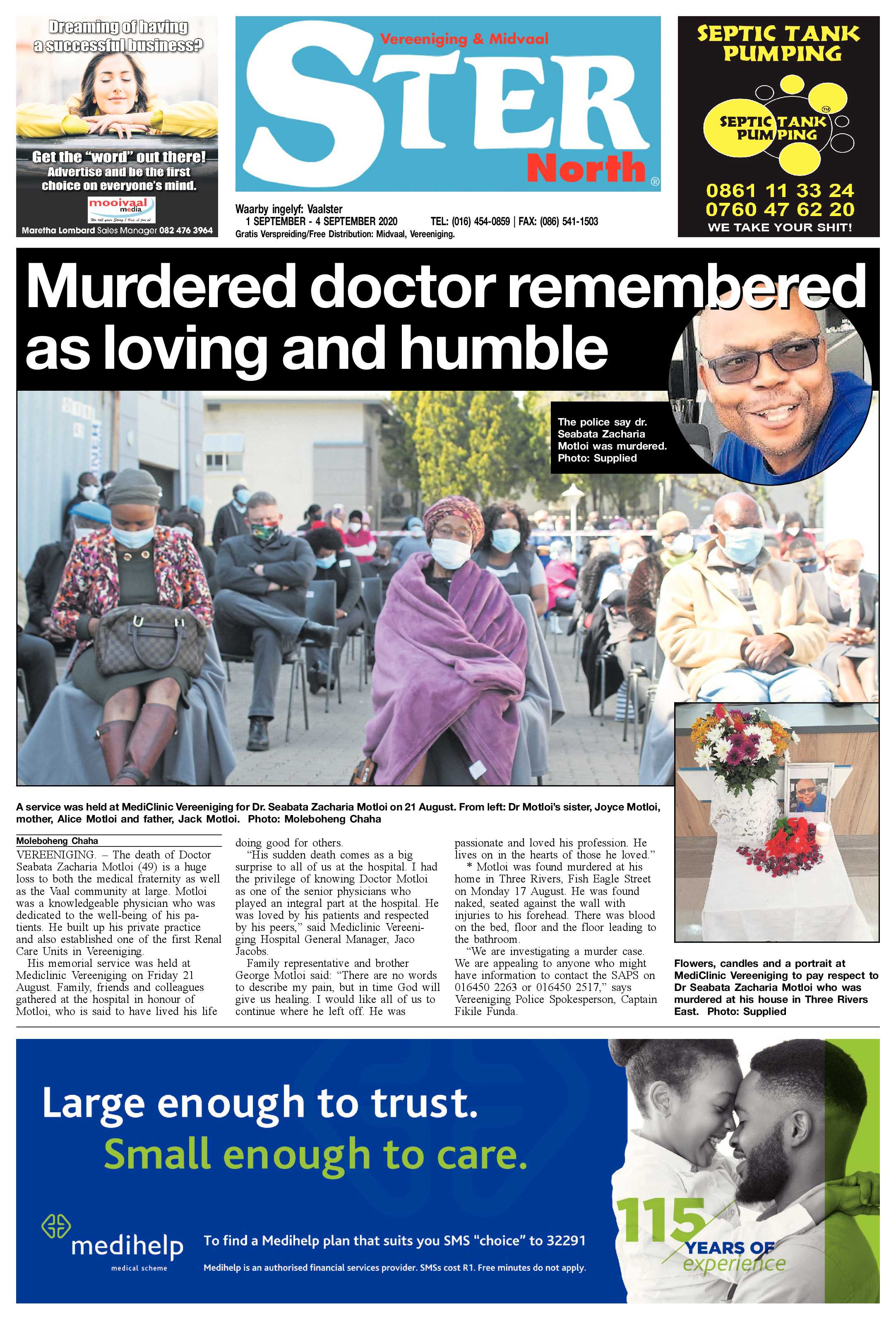 STER NORTH 1 September – 4 September 2020 page 1