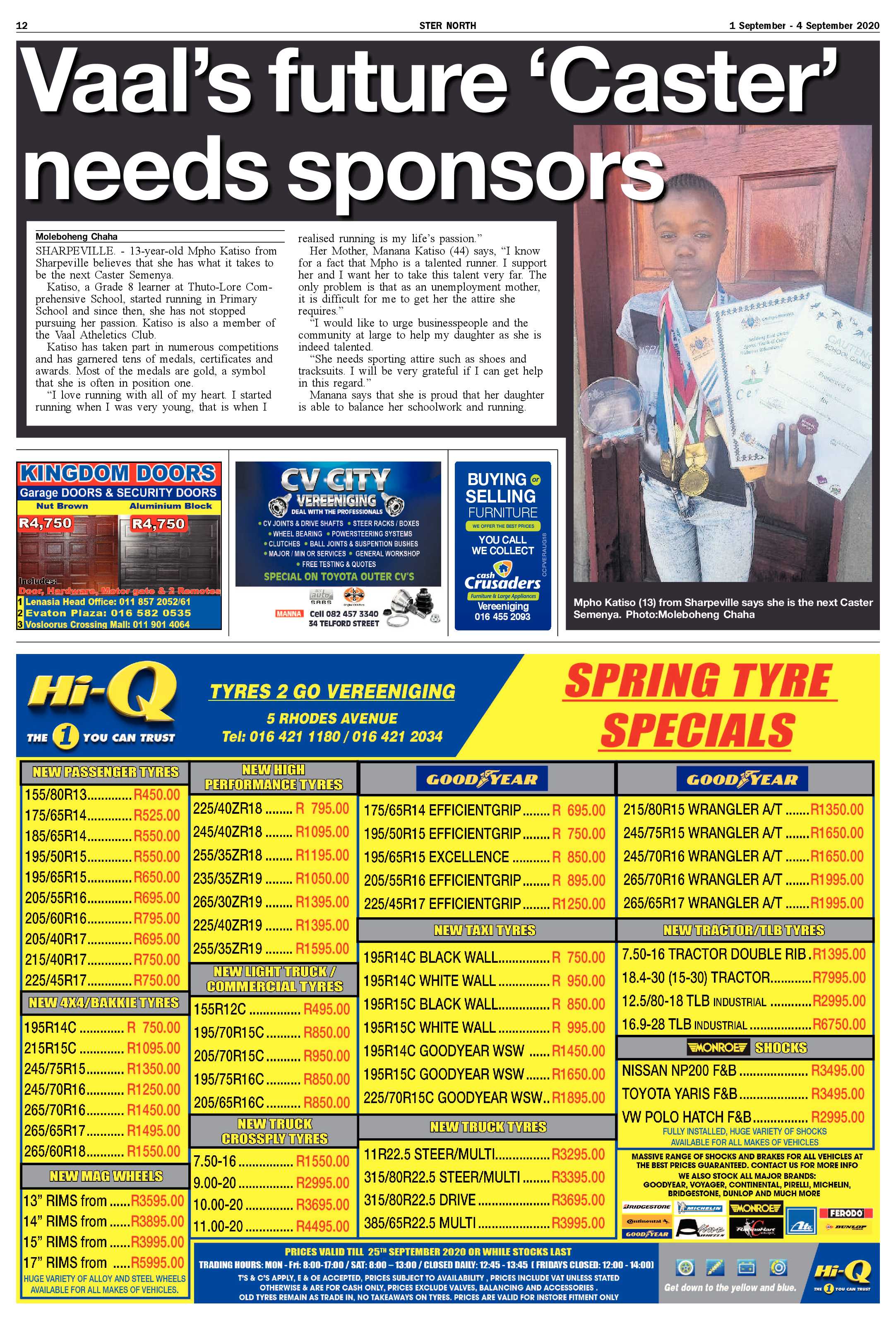 STER NORTH 1 September – 4 September 2020 page 12
