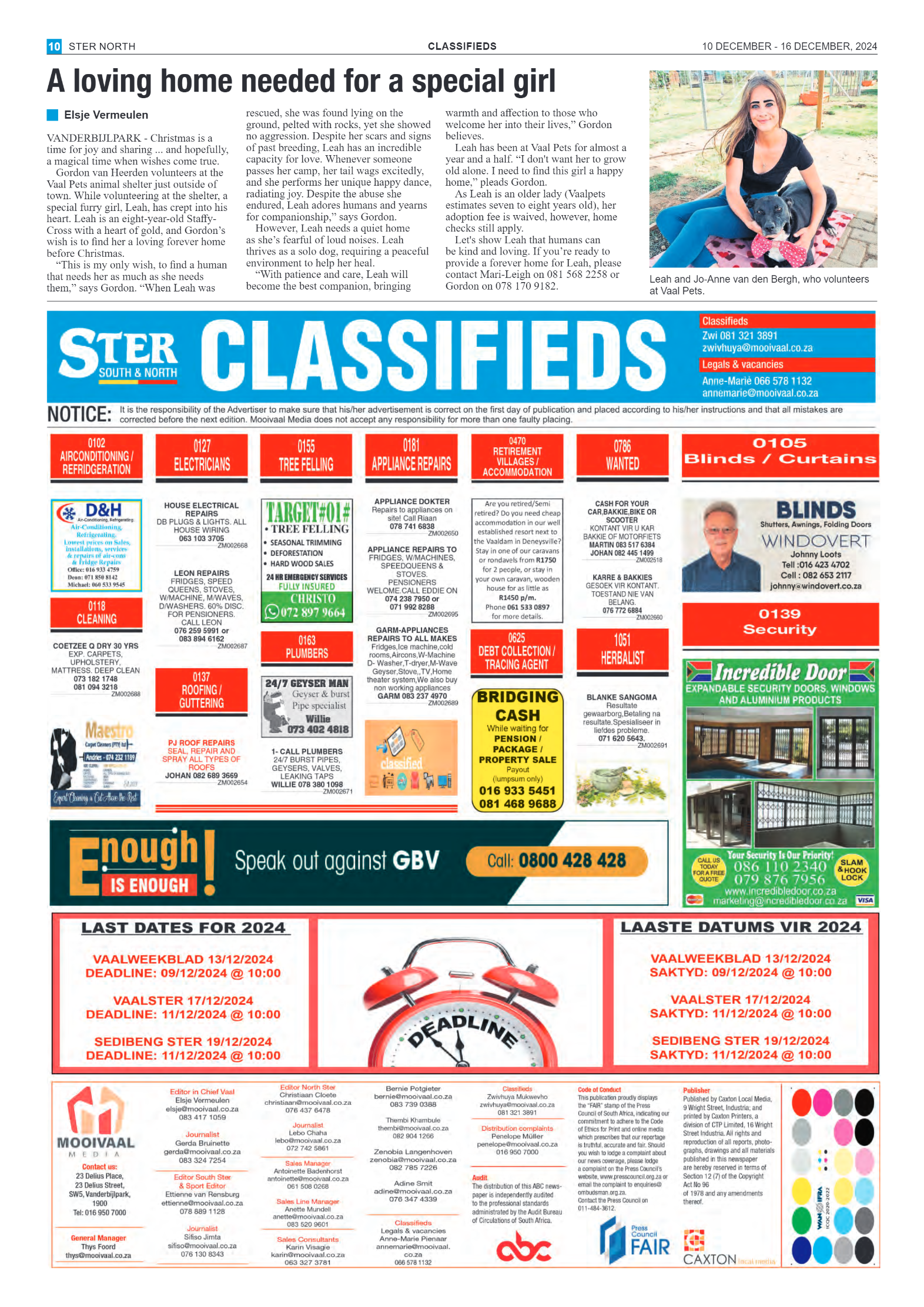 STER NORTH 10 DECEMBER – 16 DECEMBER, 2024 page 10