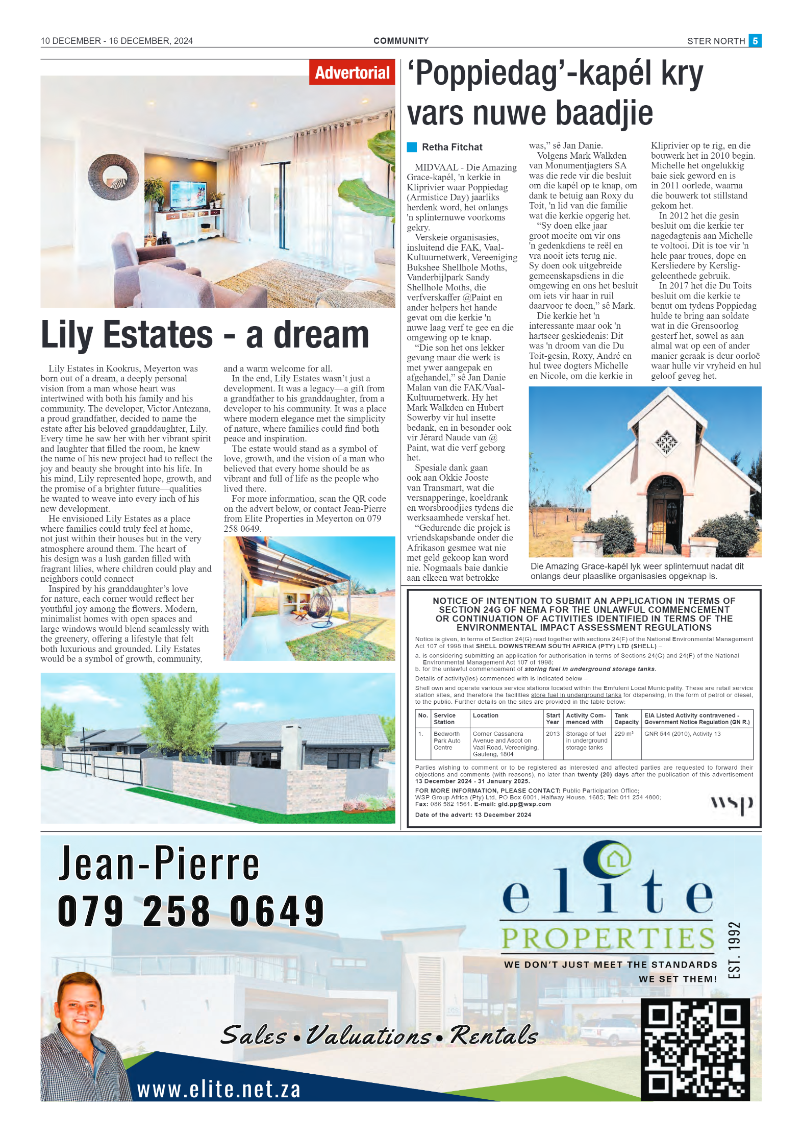 STER NORTH 10 DECEMBER – 16 DECEMBER, 2024 page 5