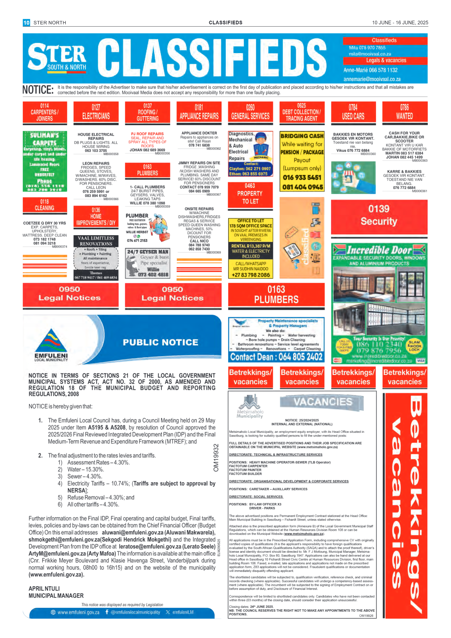 STER NORTH 10 JUNE – 16 JUNE, 2025 page 10