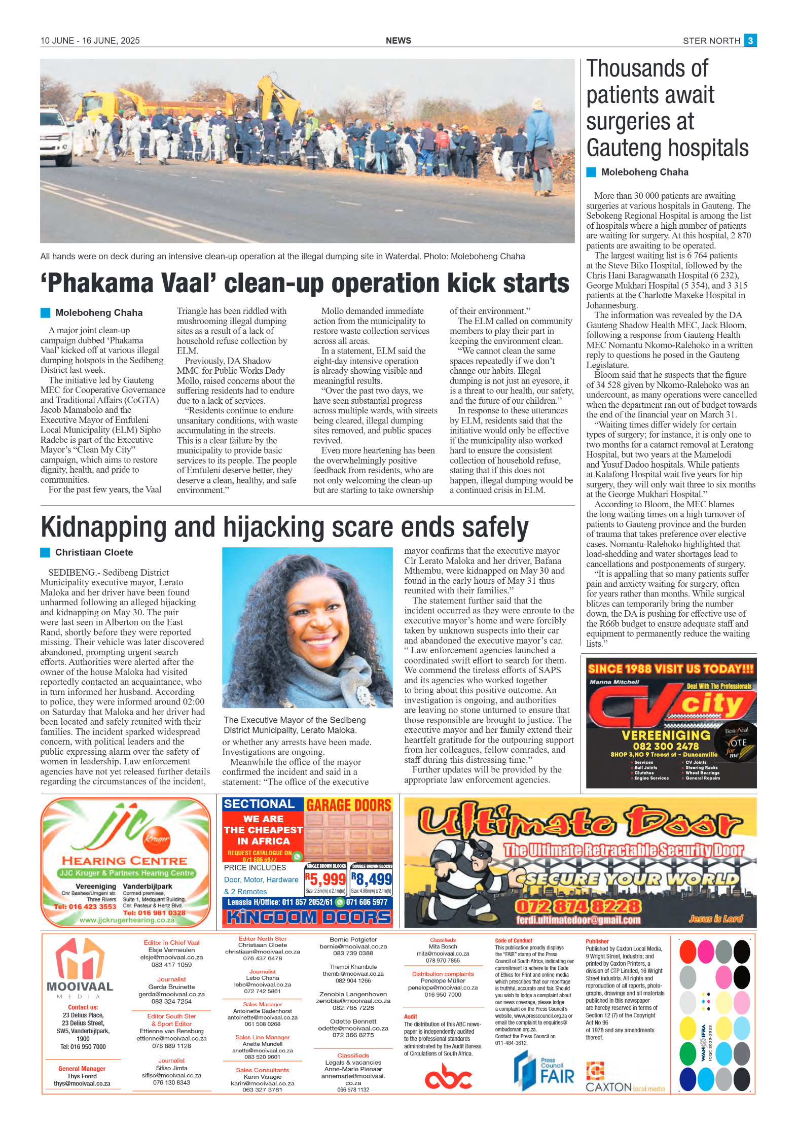 STER NORTH 10 JUNE – 16 JUNE, 2025 page 3
