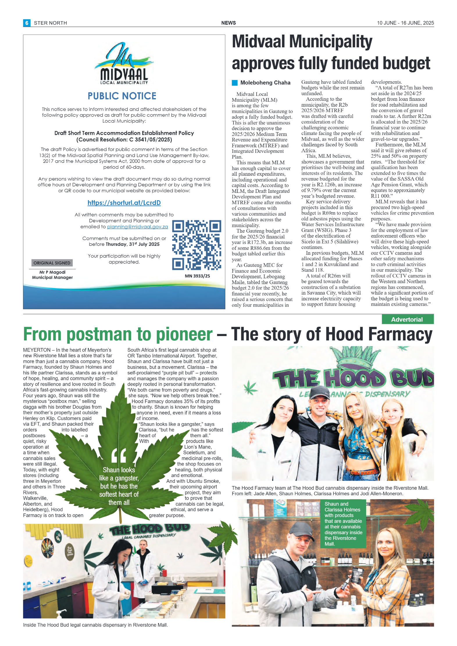STER NORTH 10 JUNE – 16 JUNE, 2025 page 6