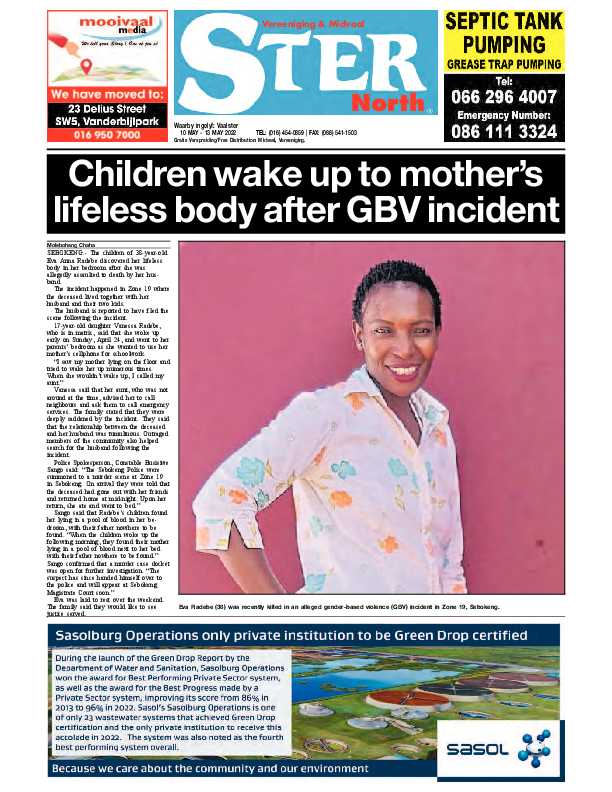 STER NORTH 10 May – 13 May 2022 page 1