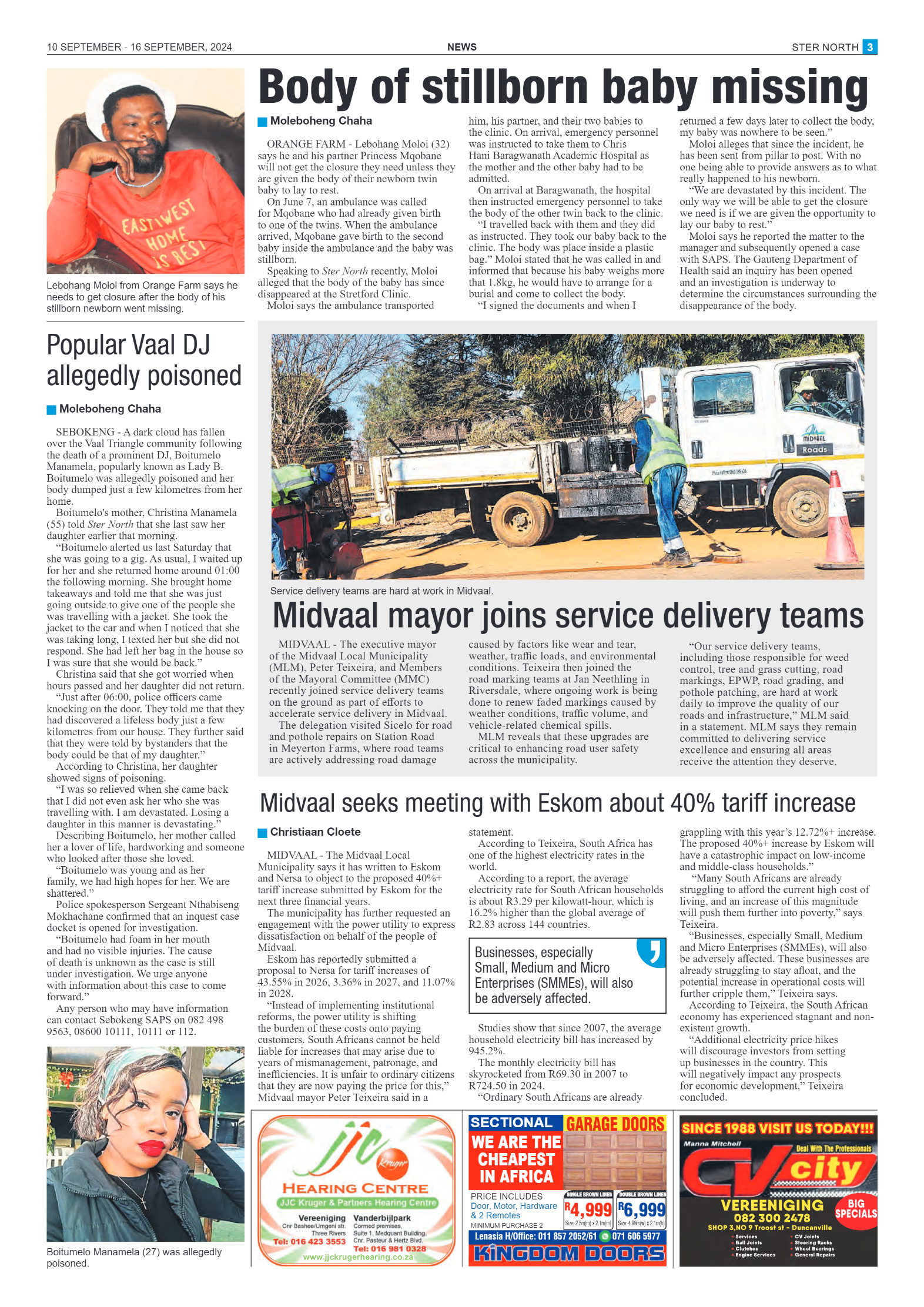 STER NORTH 10 SEPTEMBER – 16 SEPTEMBER, 2024 page 3