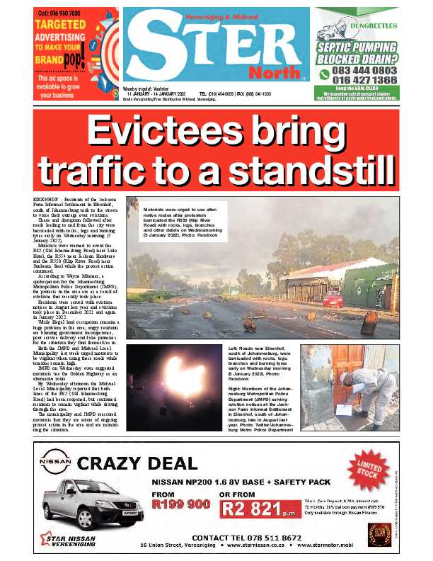 STER NORTH 11 January – 14 January 2022 page 1