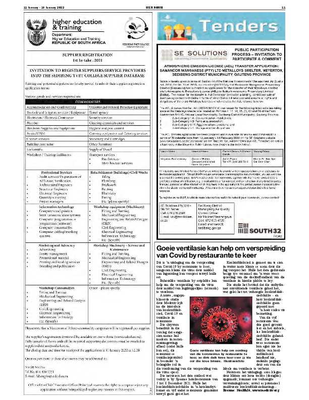 STER NORTH 11 January – 14 January 2022 page 11