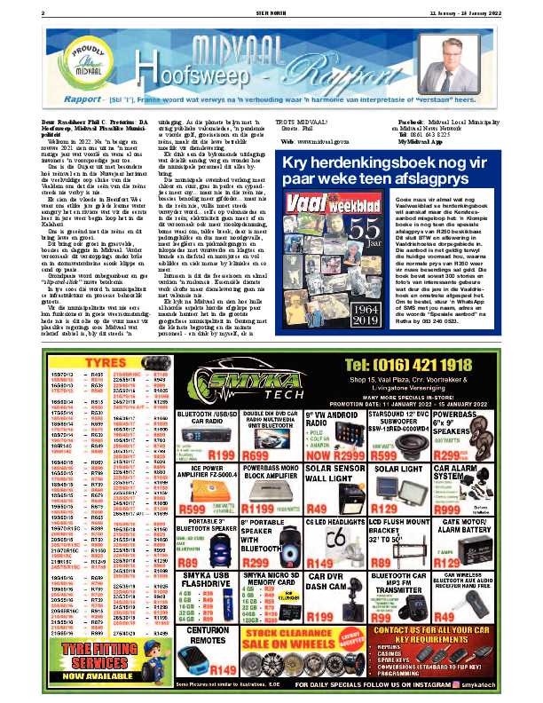 STER NORTH 11 January – 14 January 2022 page 2
