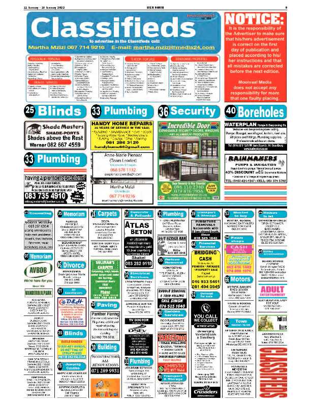STER NORTH 11 January – 14 January 2022 page 9