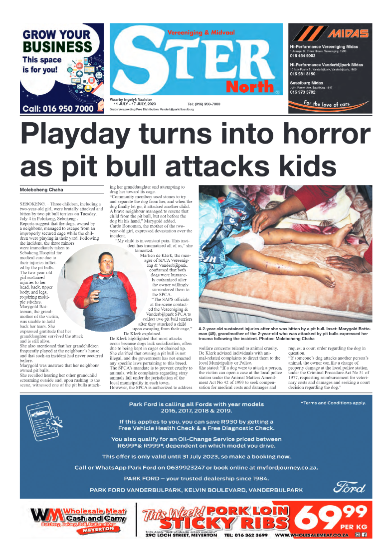 STER NORTH 11 July – 17 July, 2023 page 1