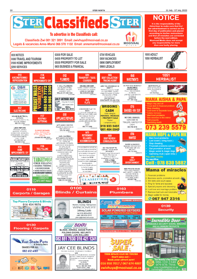 STER NORTH 11 July – 17 July, 2023 page 10