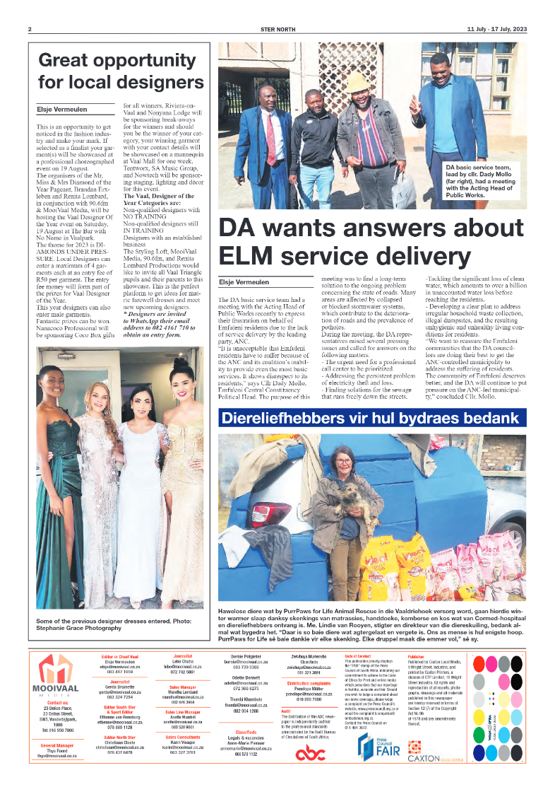 STER NORTH 11 July – 17 July, 2023 page 2