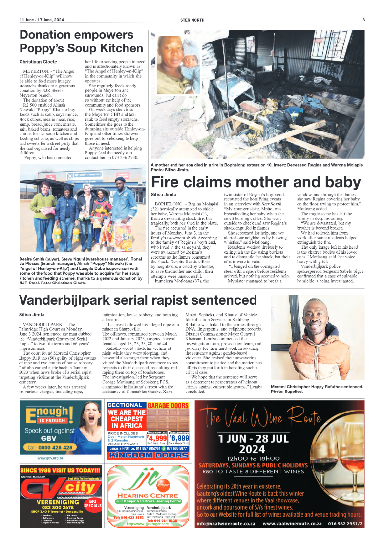 STER NORTH 11 June – 17 June, 2024 page 3