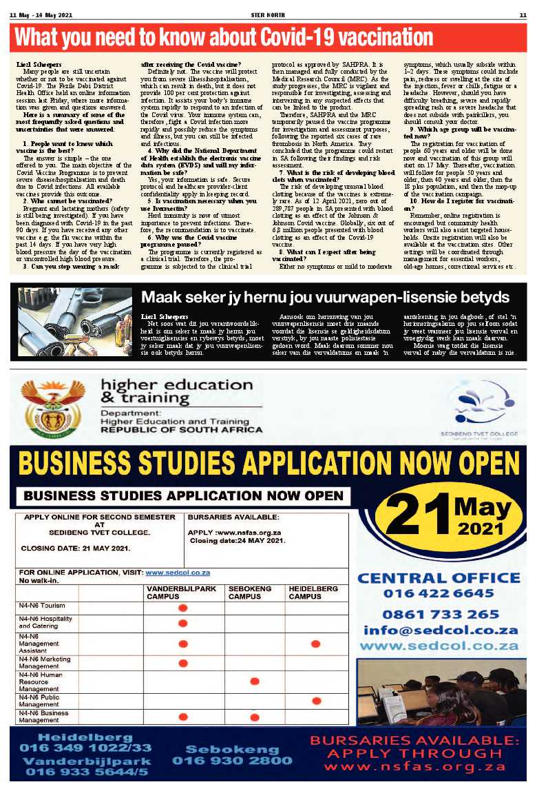 STER NORTH 11 May – 14 May 2021 page 11