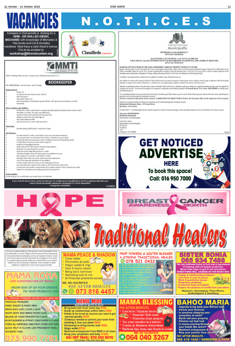STER NORTH 11 October – 14 October 2022 page 11