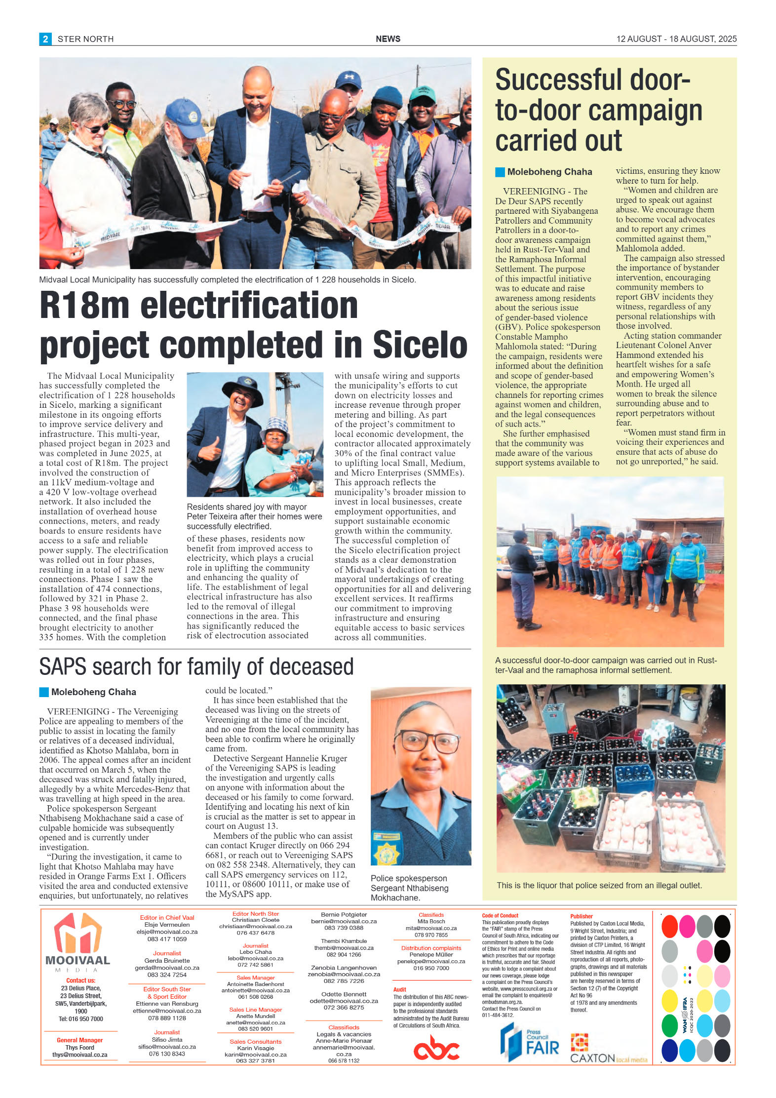 STER NORTH 12 AUGUST – 18 AUGUST, 2025 page 2