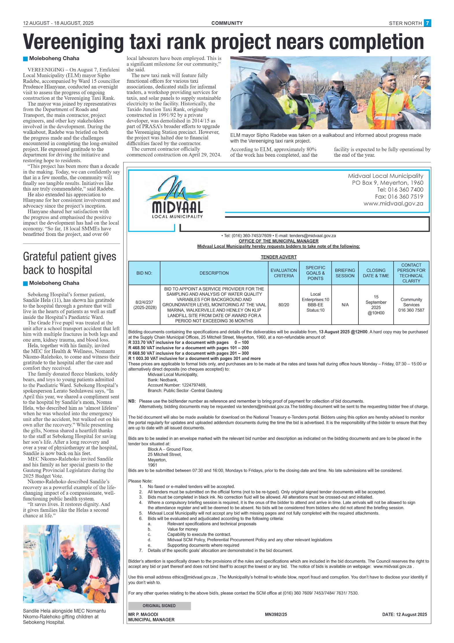 STER NORTH 12 AUGUST – 18 AUGUST, 2025 page 7