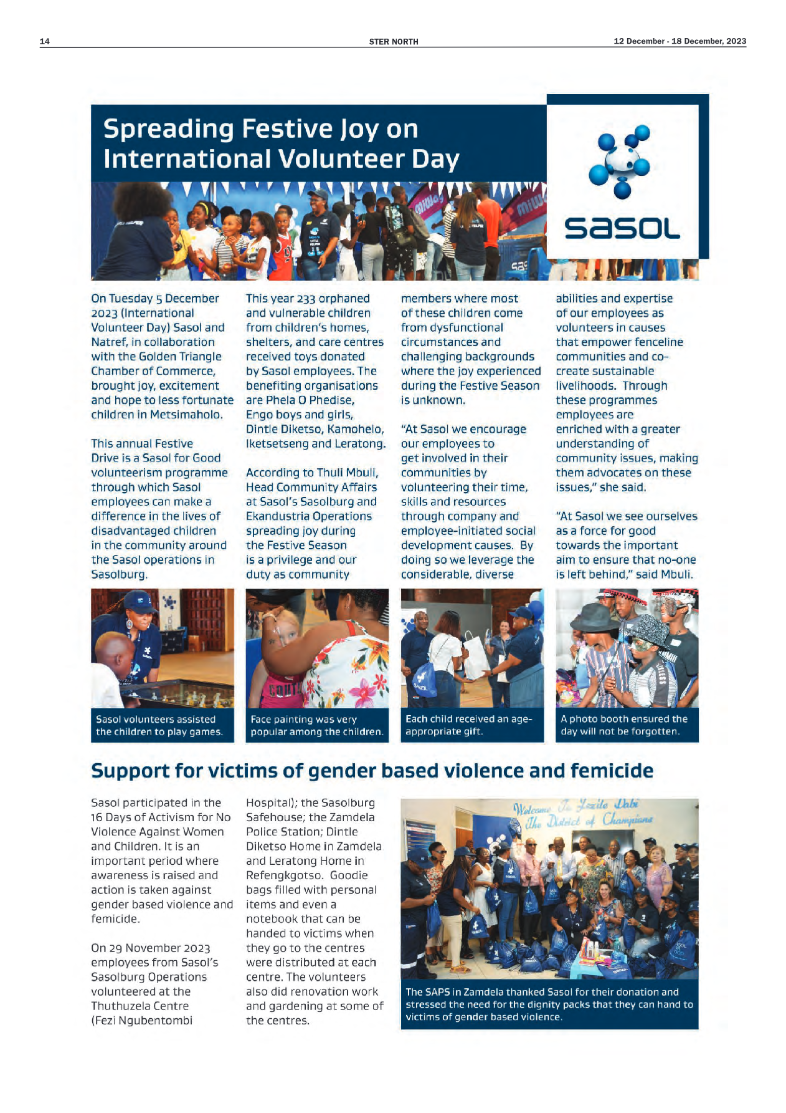 STER NORTH 12 December – 18 December, 2023 page 14