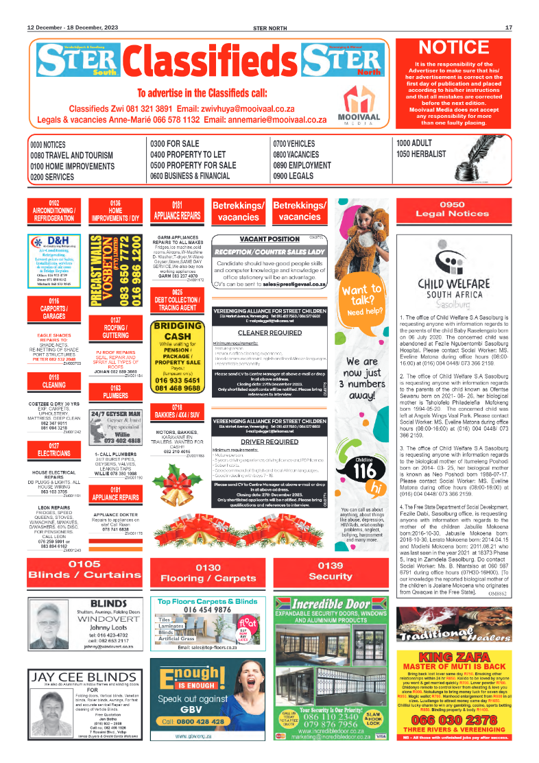 STER NORTH 12 December – 18 December, 2023 page 17