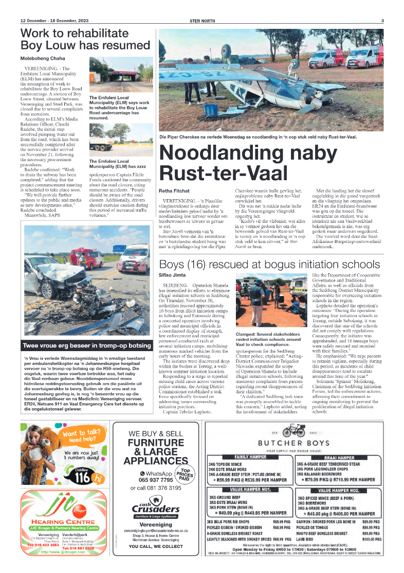 STER NORTH 12 December – 18 December, 2023 page 3