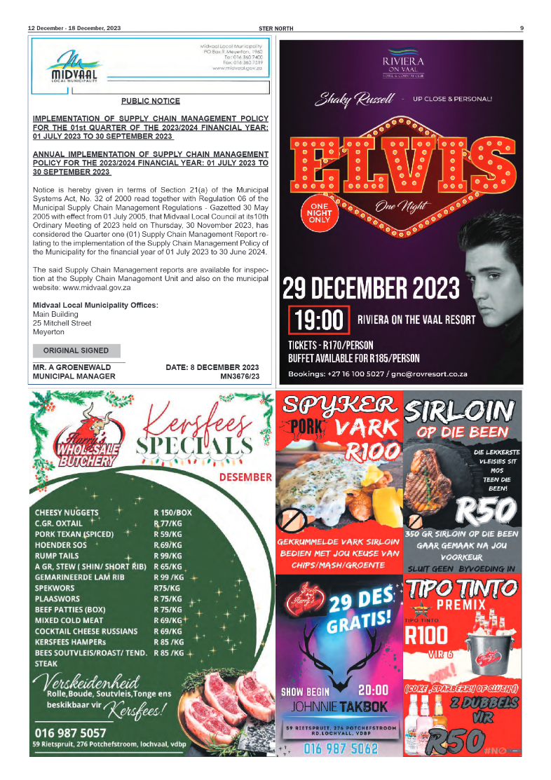 STER NORTH 12 December – 18 December, 2023 page 9
