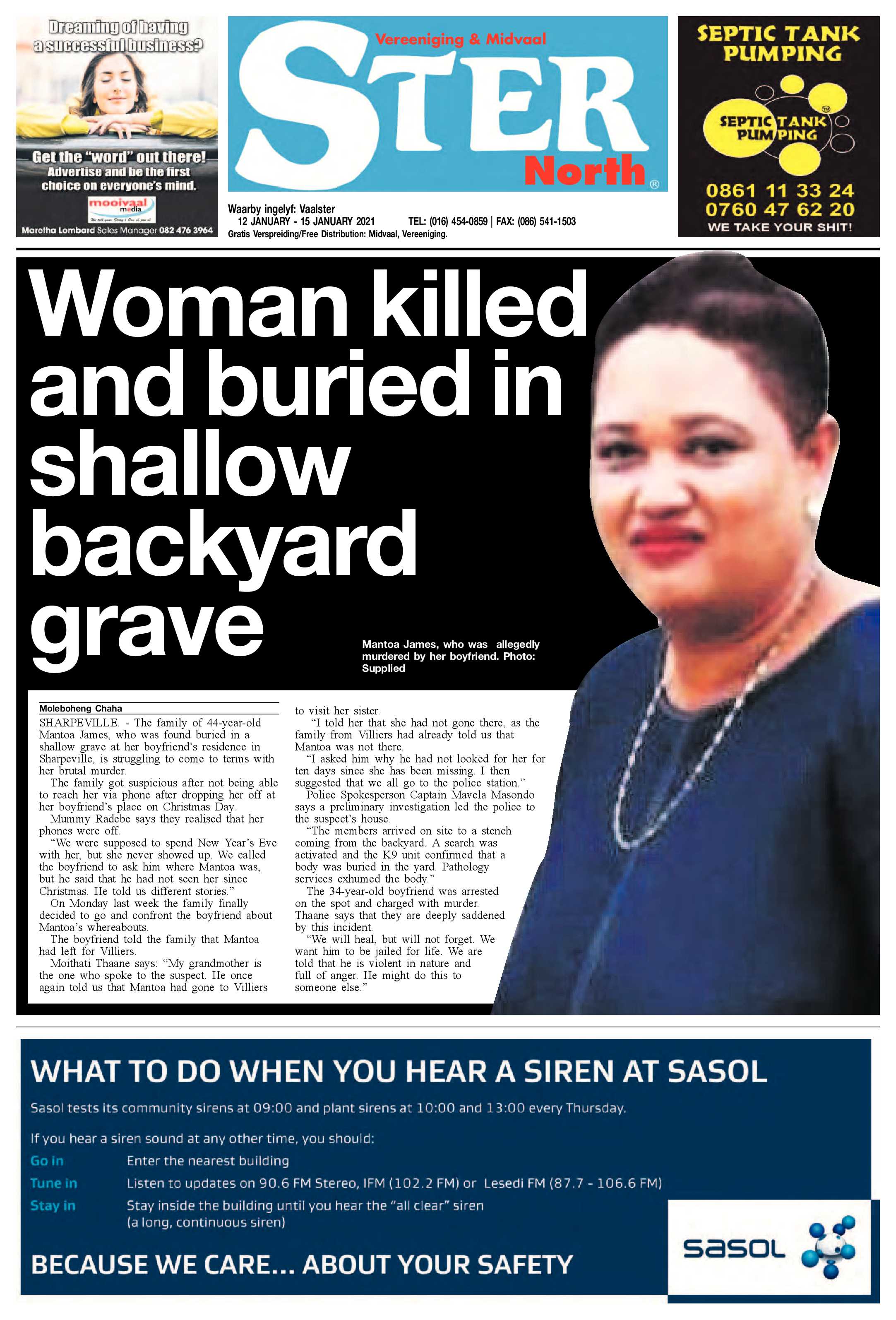 STER NORTH 12 January – 15 January 2021 page 1