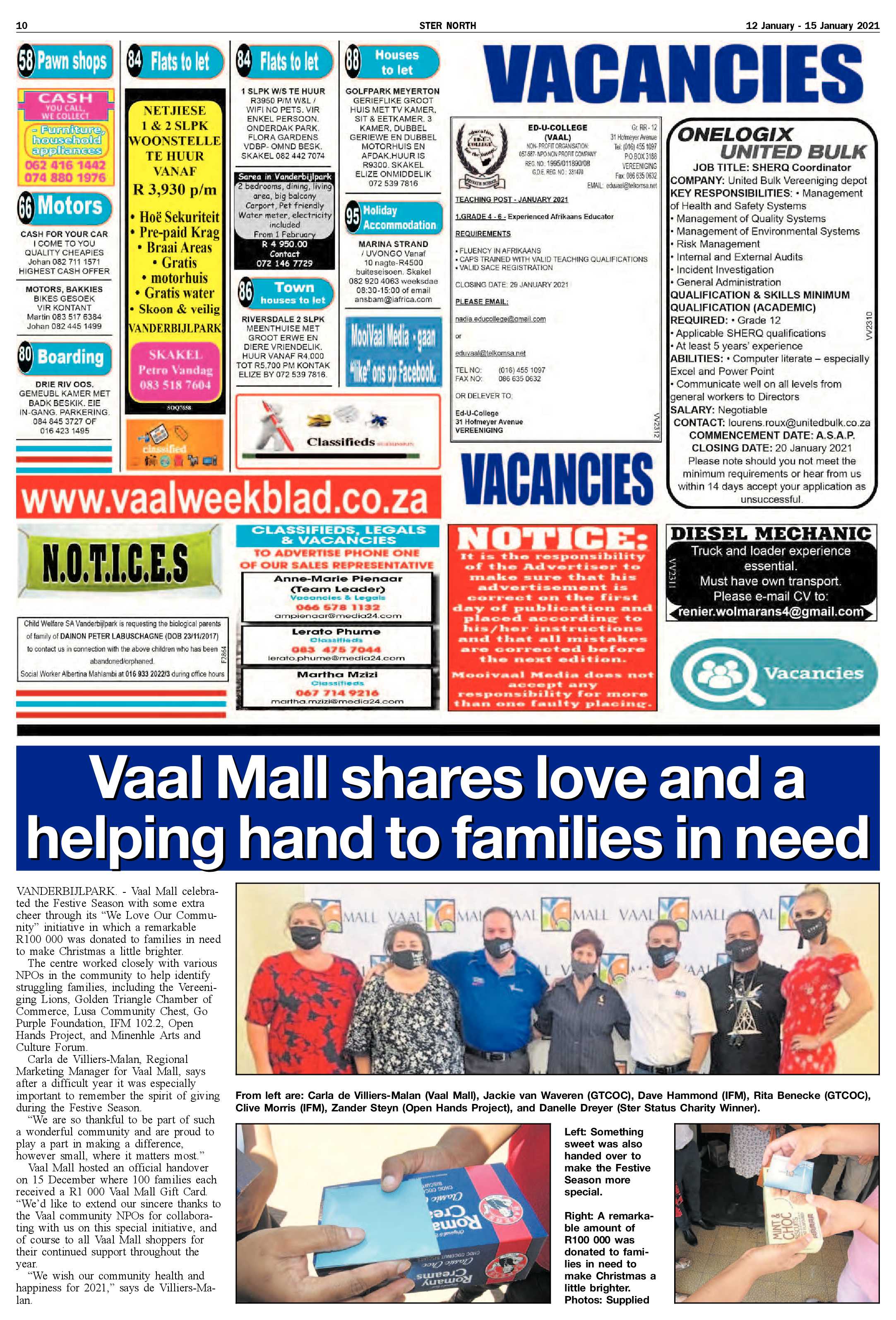 STER NORTH 12 January – 15 January 2021 page 10