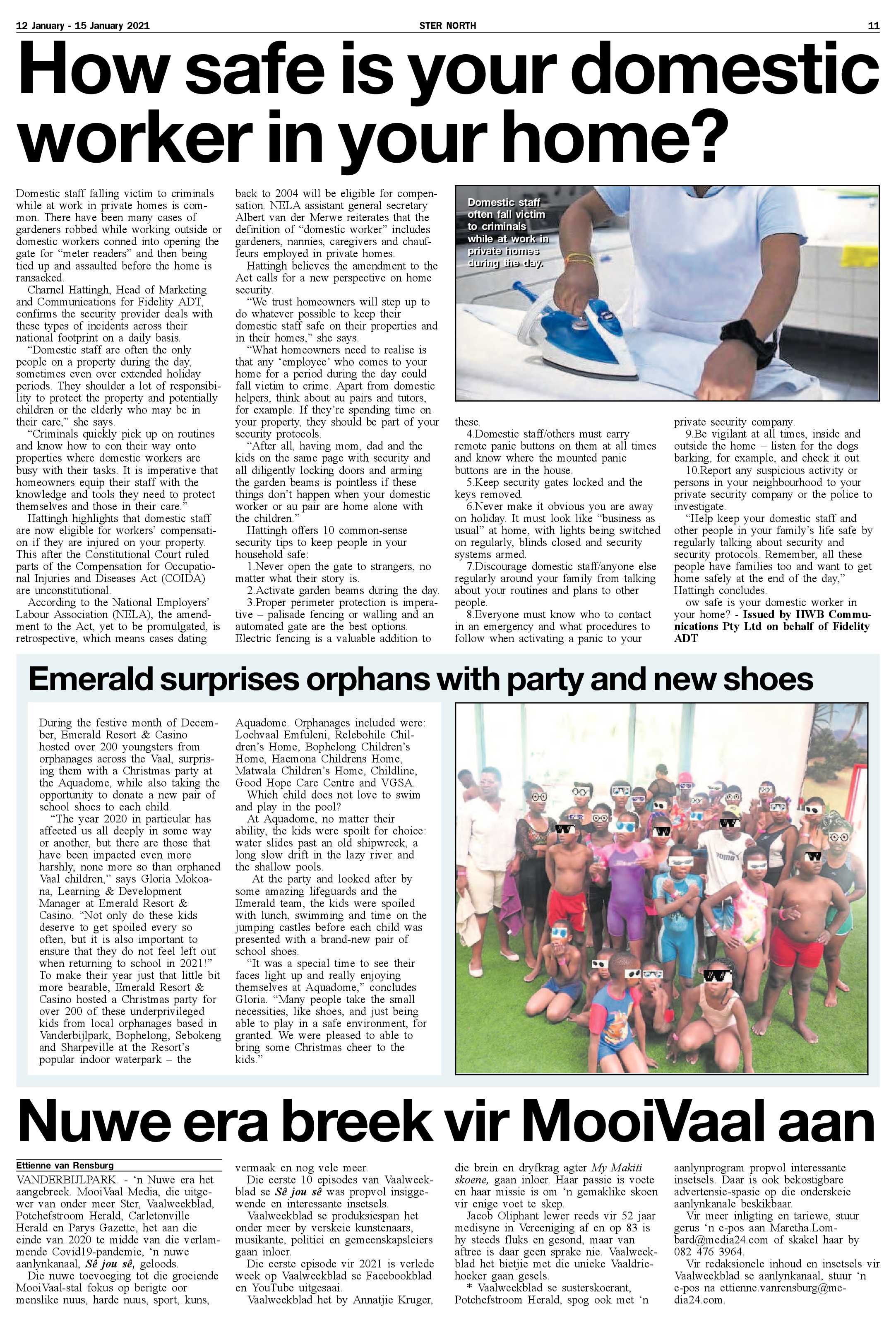 STER NORTH 12 January – 15 January 2021 page 11