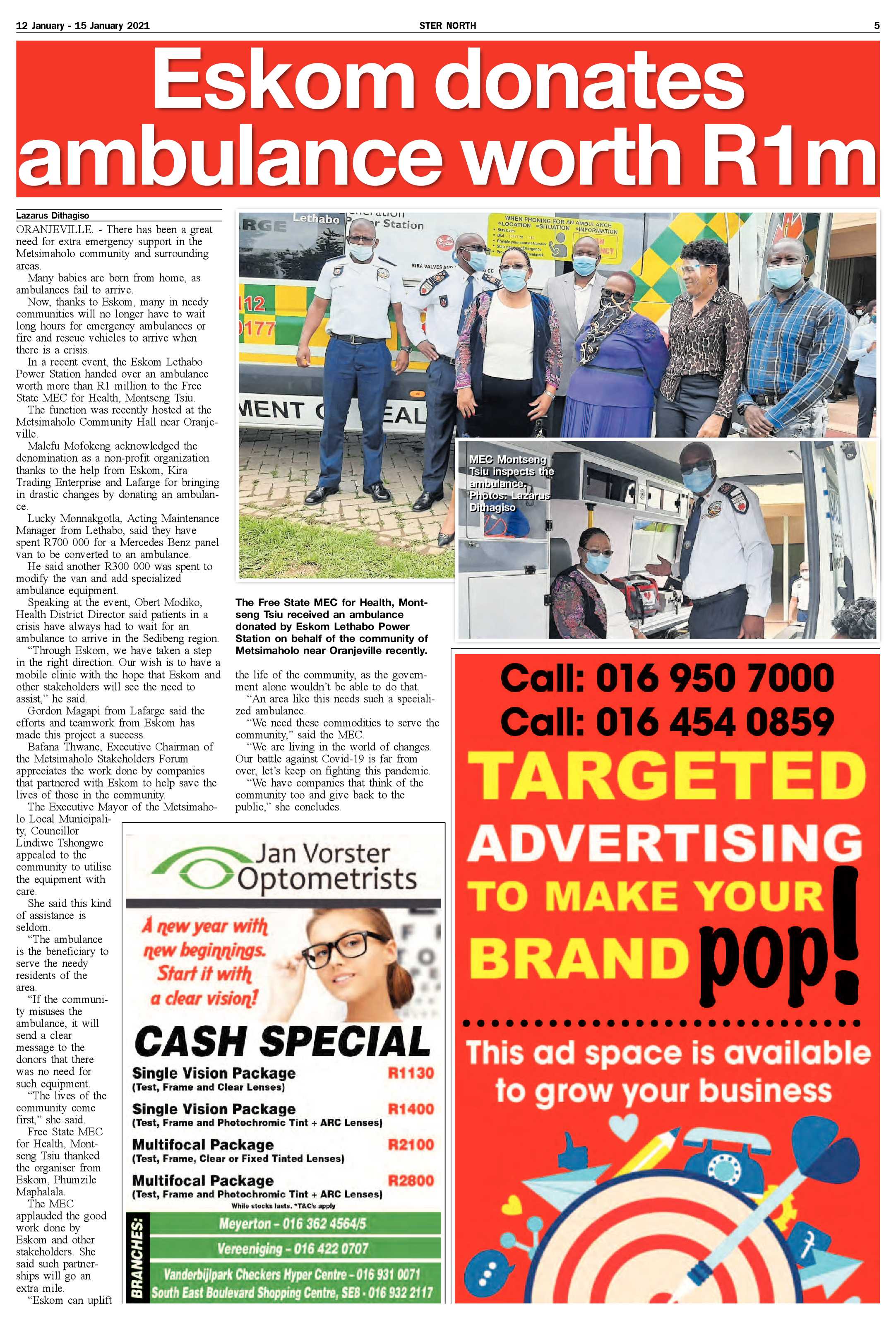 STER NORTH 12 January – 15 January 2021 page 5