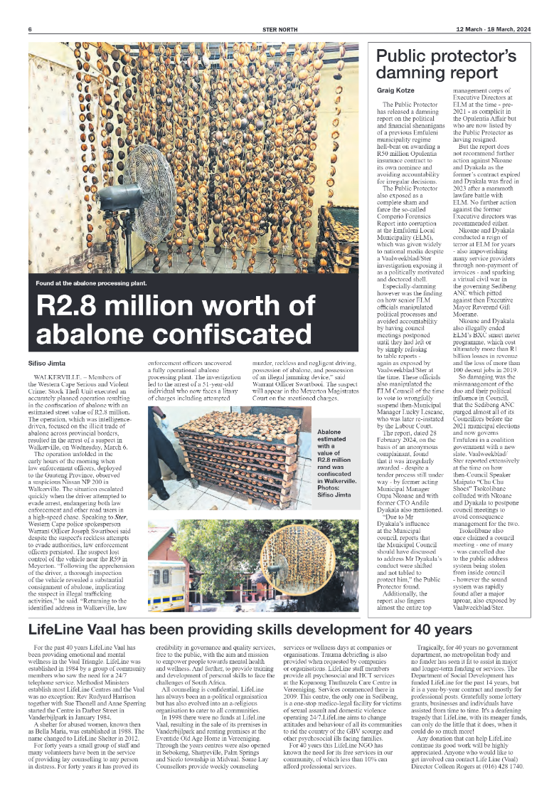 STER NORTH 12 March – 18 March, 2024 page 6