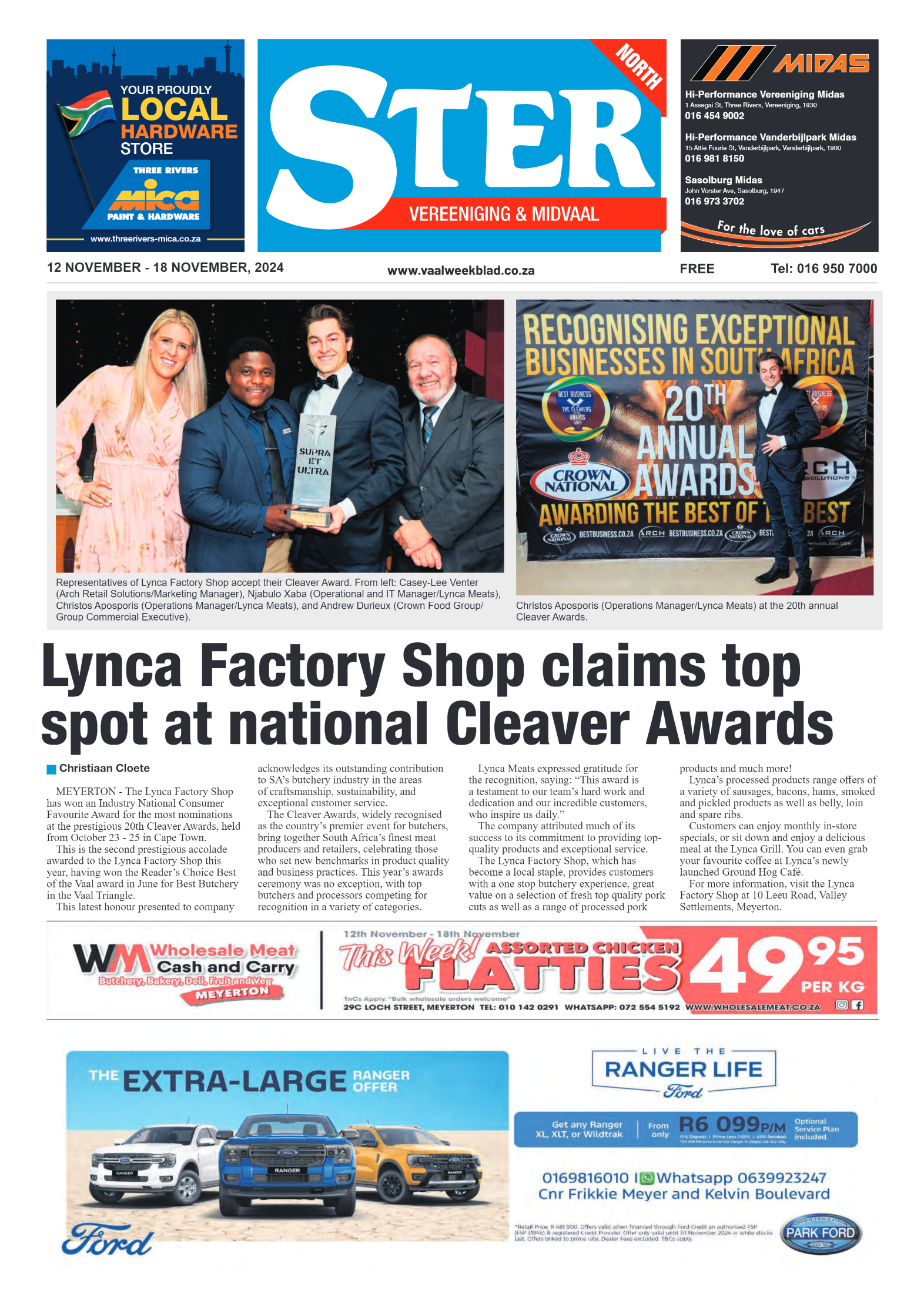 STER NORTH 12 NOVEMBER – 18 NOVEMBER, 2024 page 1