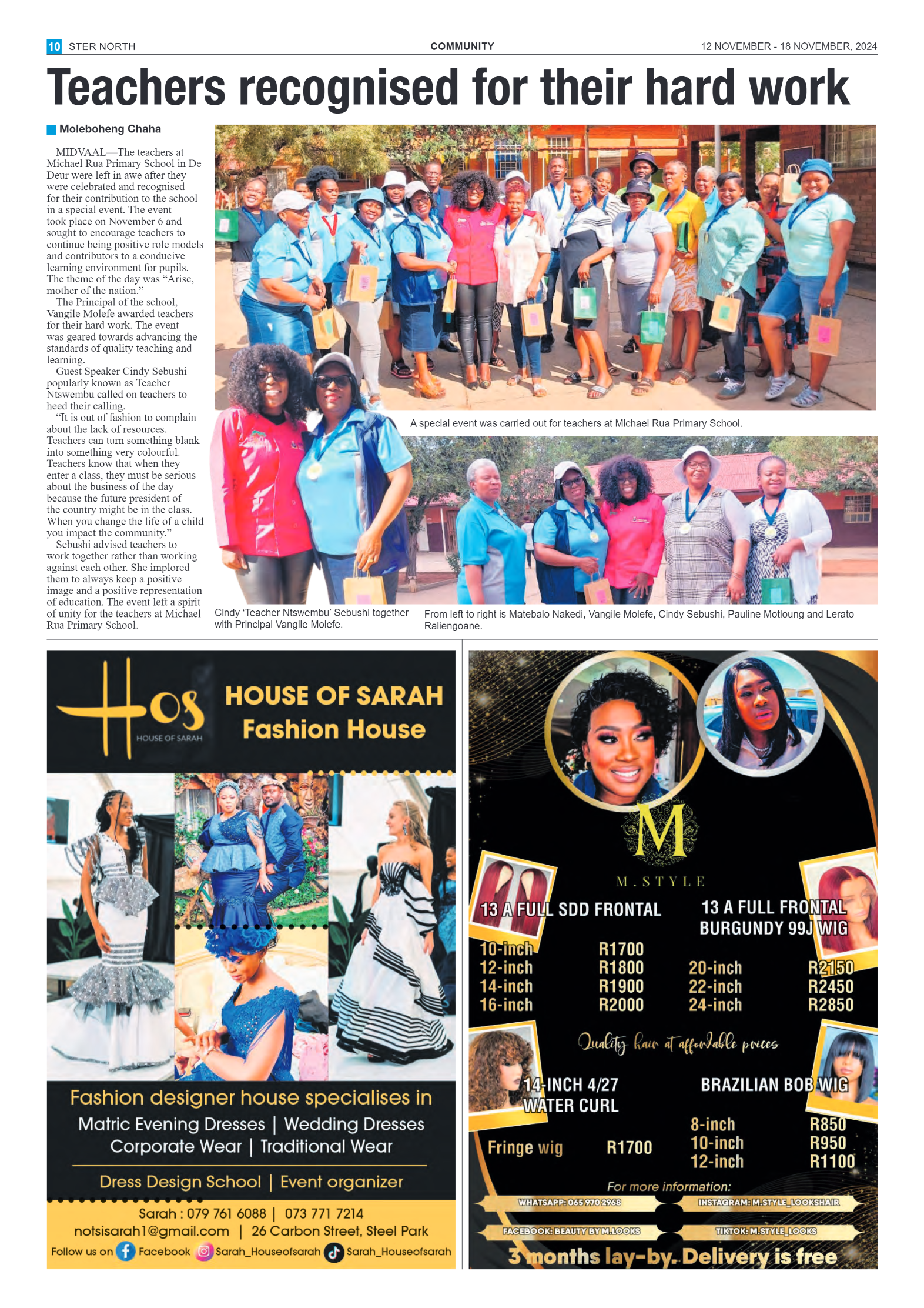 STER NORTH 12 NOVEMBER – 18 NOVEMBER, 2024 page 10