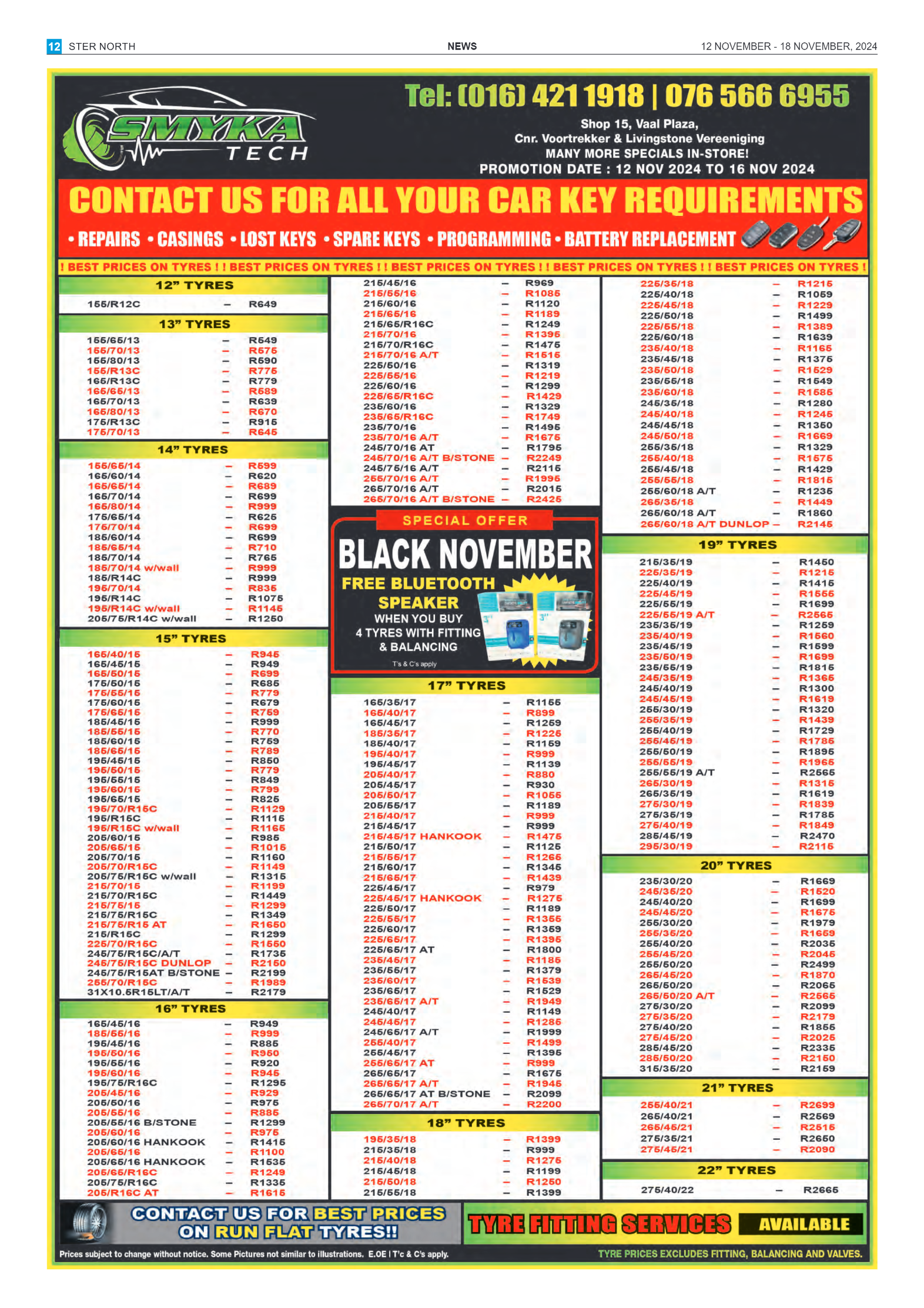 STER NORTH 12 NOVEMBER – 18 NOVEMBER, 2024 page 12