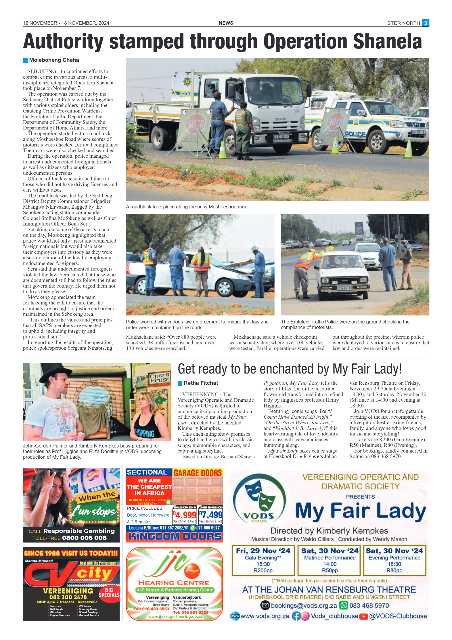 STER NORTH 12 NOVEMBER – 18 NOVEMBER, 2024 page 3
