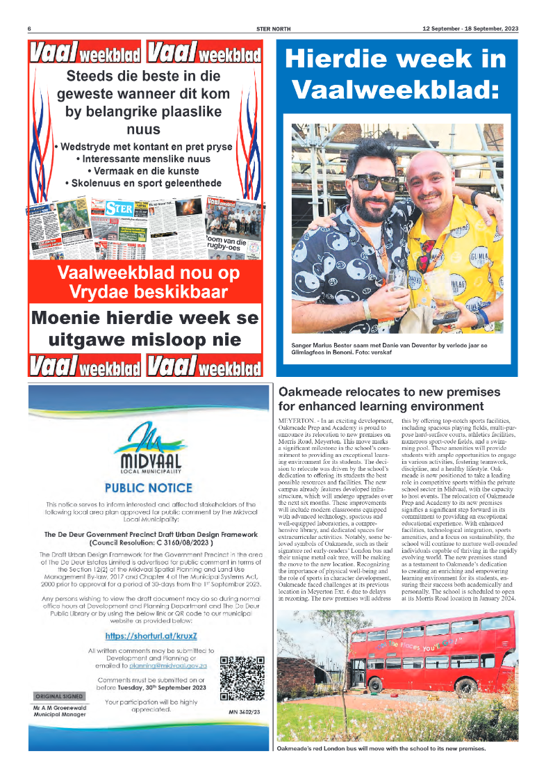 STER NORTH 12 September – 18 September, 2023 page 6