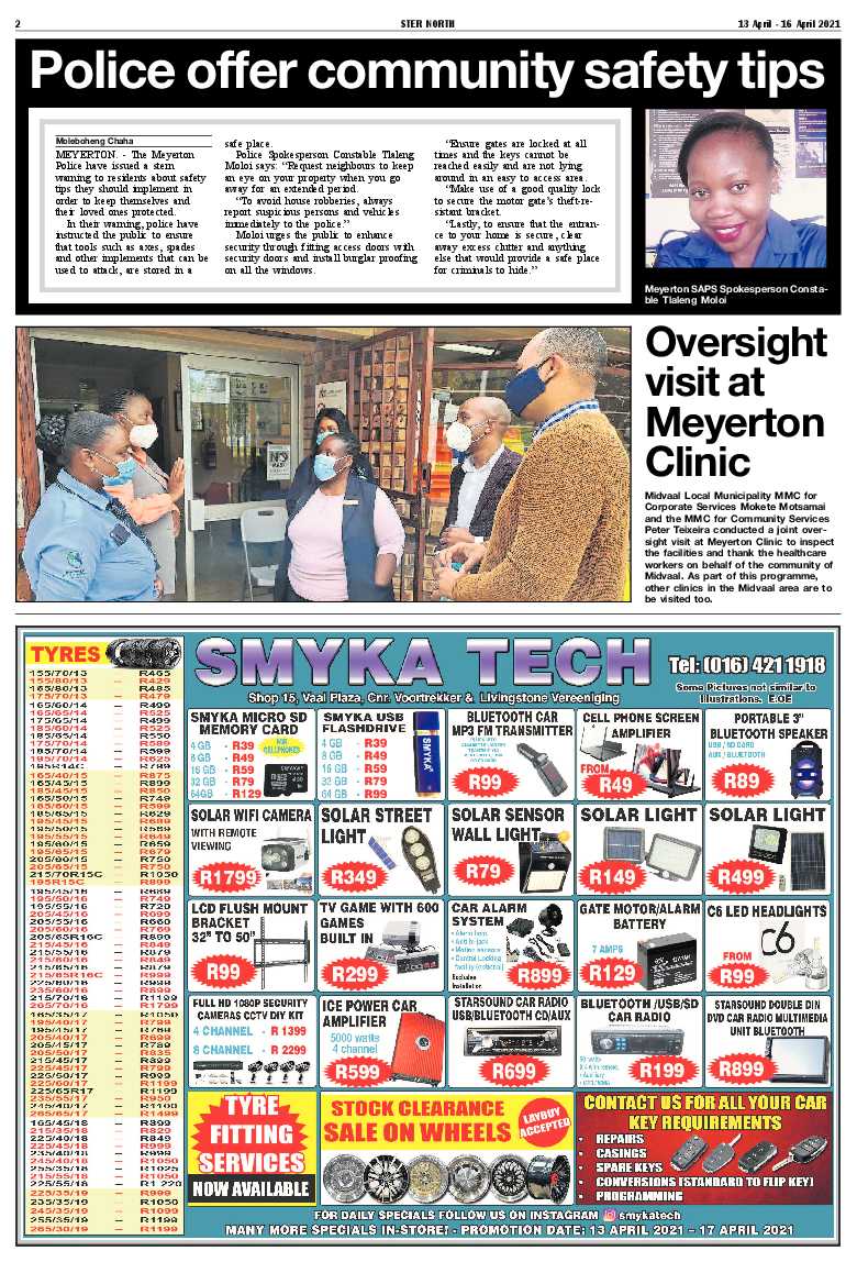 STER NORTH 13 April – 16 April 2021 page 2