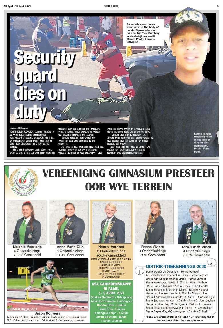 STER NORTH 13 April – 16 April 2021 page 5