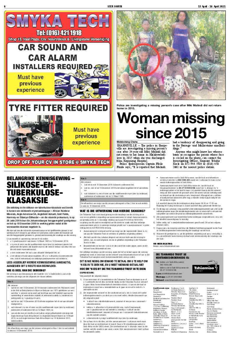 STER NORTH 13 April – 16 April 2021 page 6