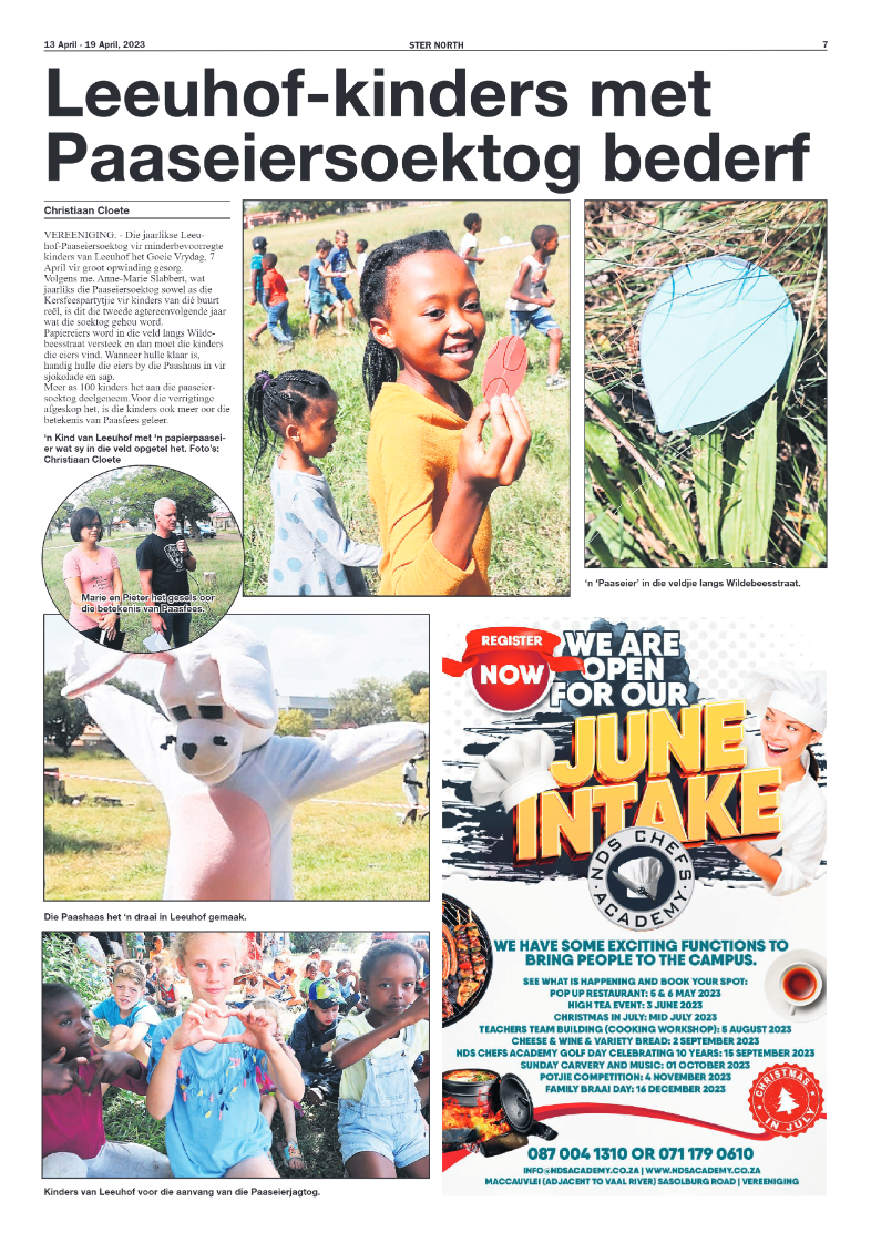 STER NORTH 13 April – 19 April, 2023 page 7